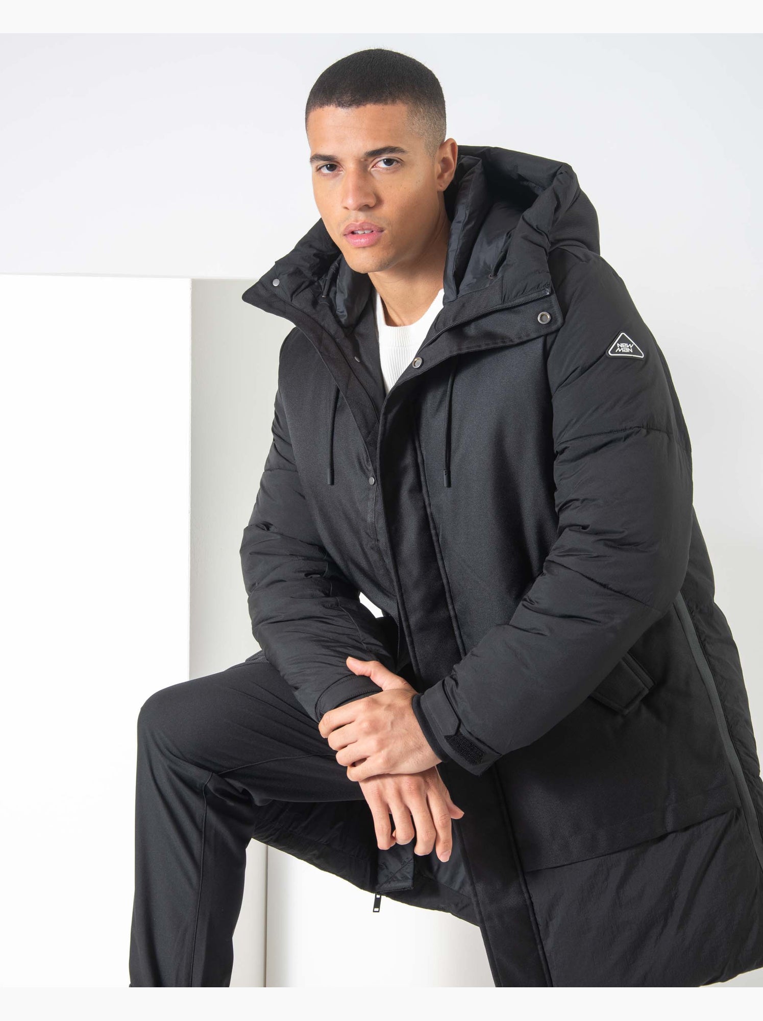 Parka future   - new man - Noir