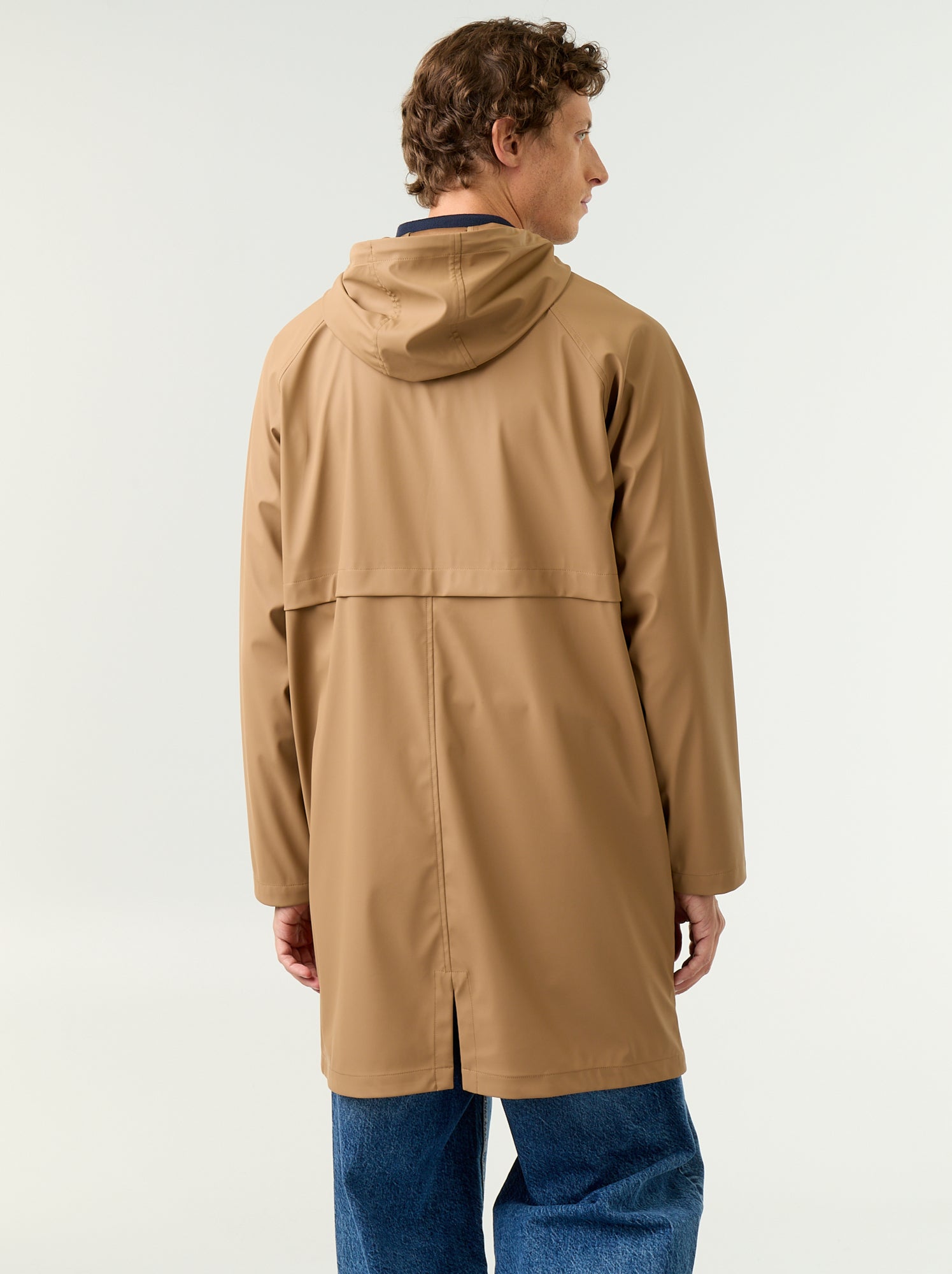 Parka imperméable longue - Beige