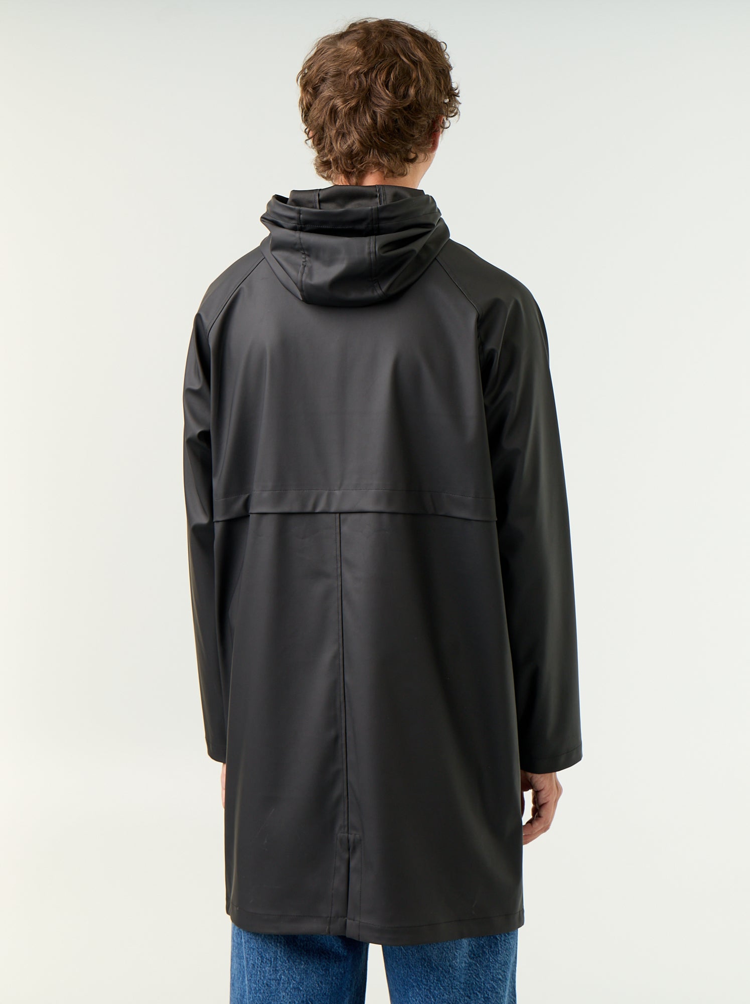 Parka imperméable longue - Noir