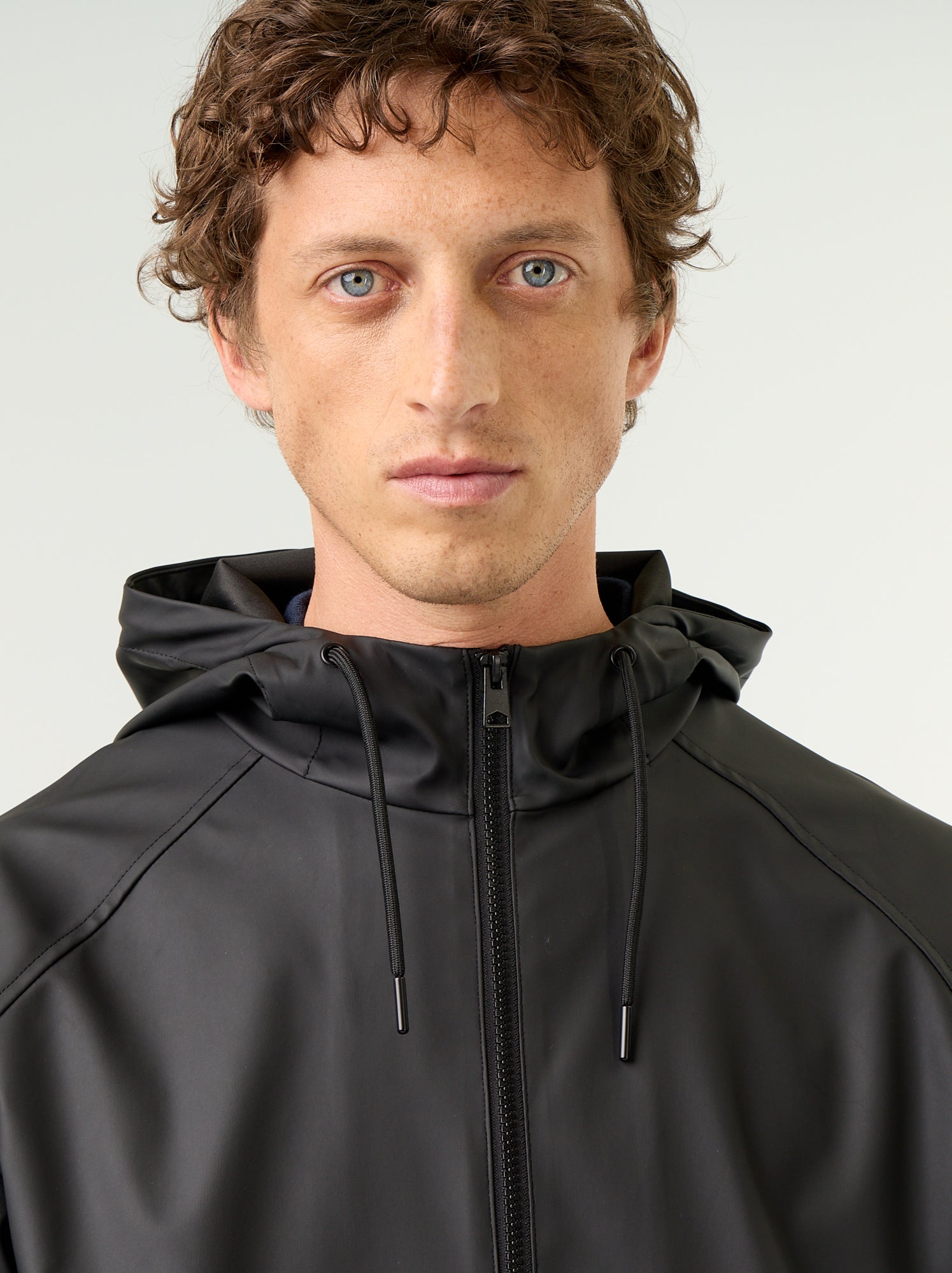 Parka imperméable longue - Noir