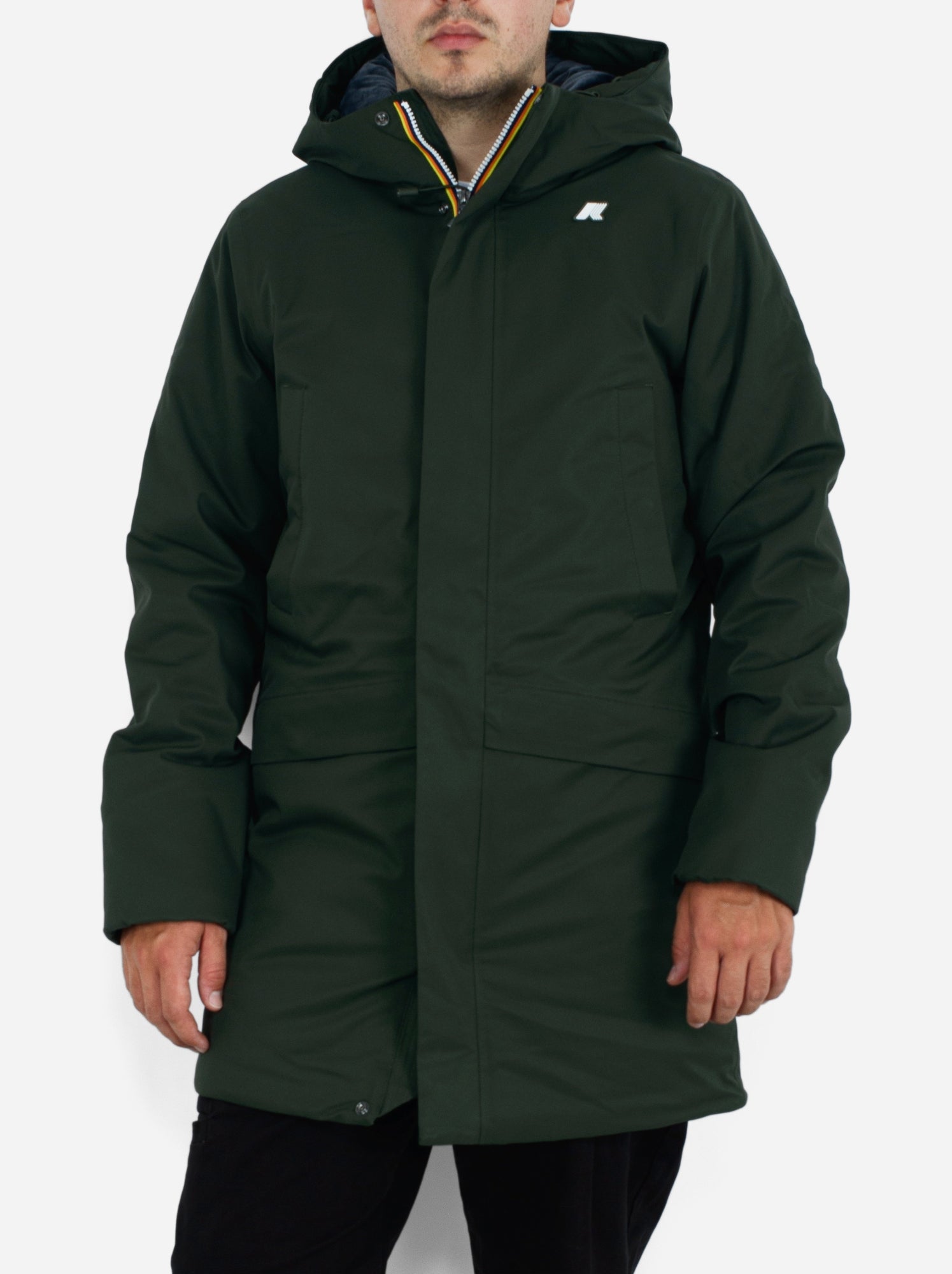 Parka Jarno Twill Marmotta - K-Way - Bleu