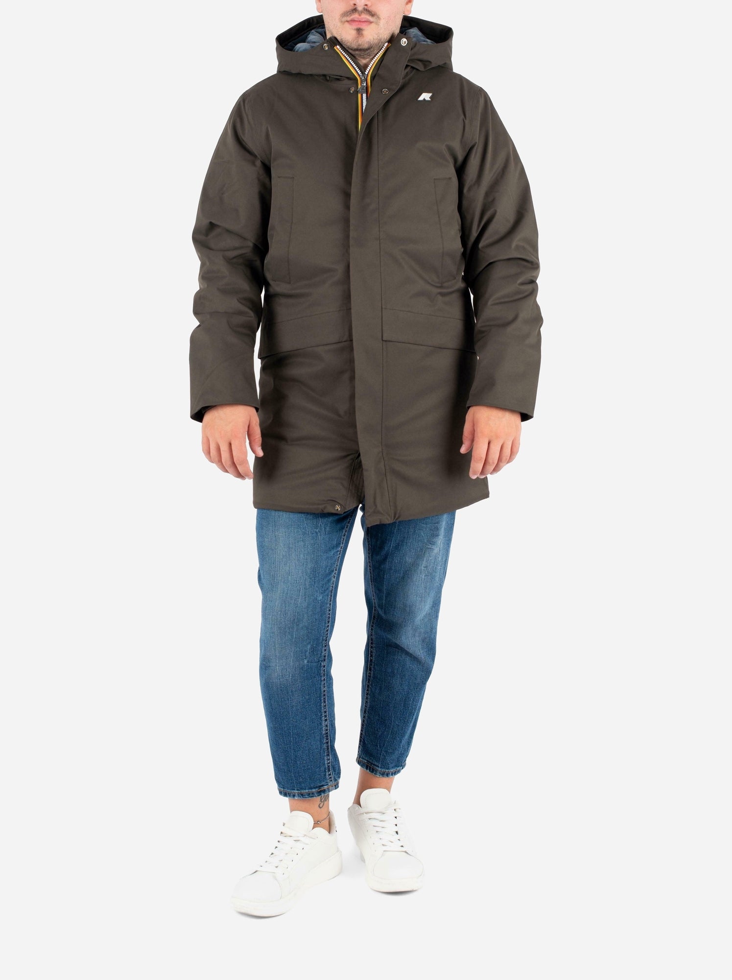 Parka Jarno Twill Marmotta - K-Way - Marron