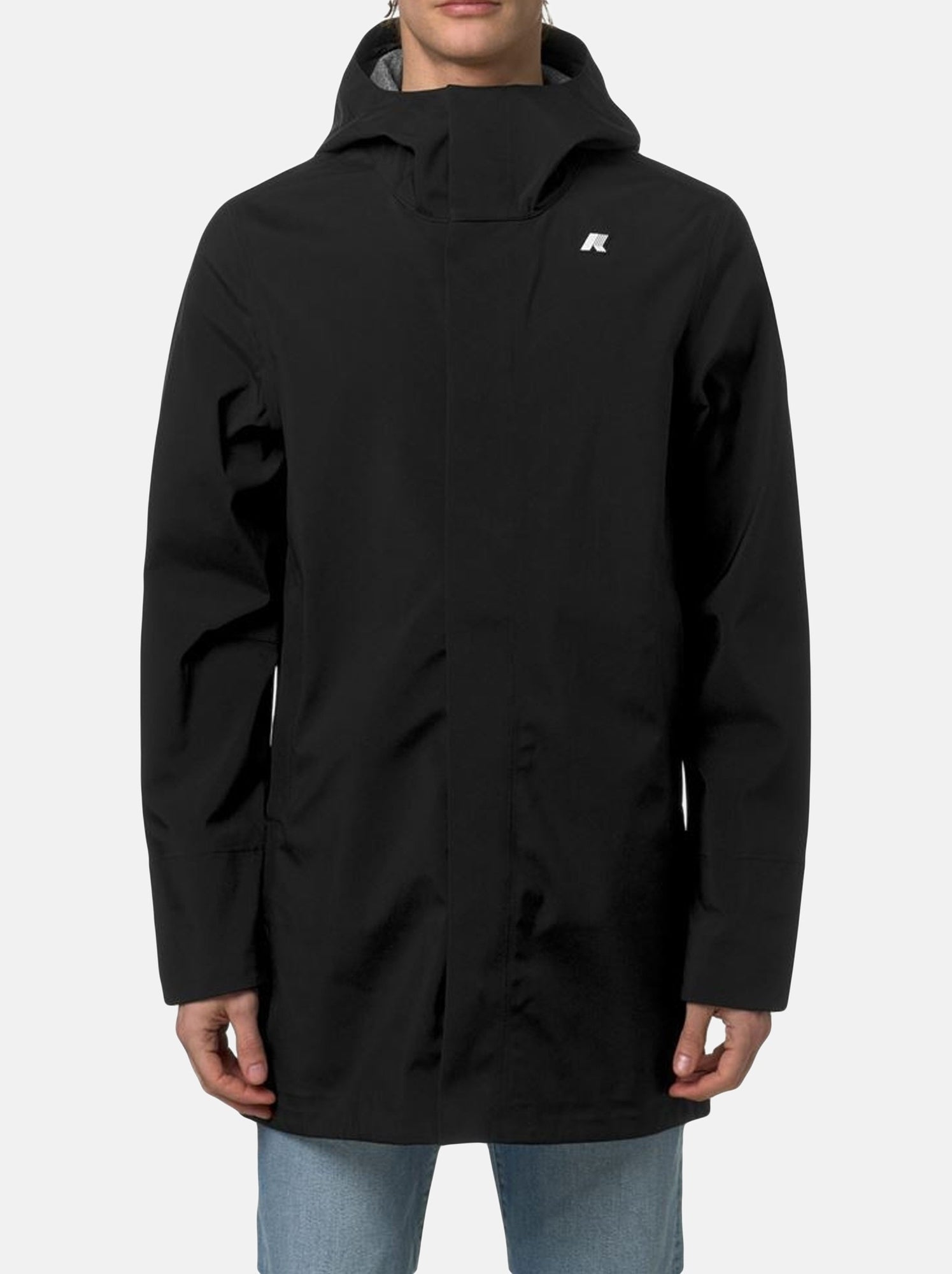 Parka K-Way Tommy Bonded Jersey - Noir