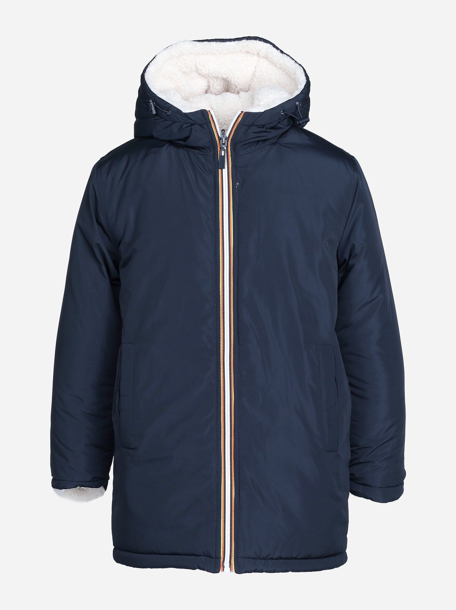 Parka reversible - Kizco - Bleu foncé