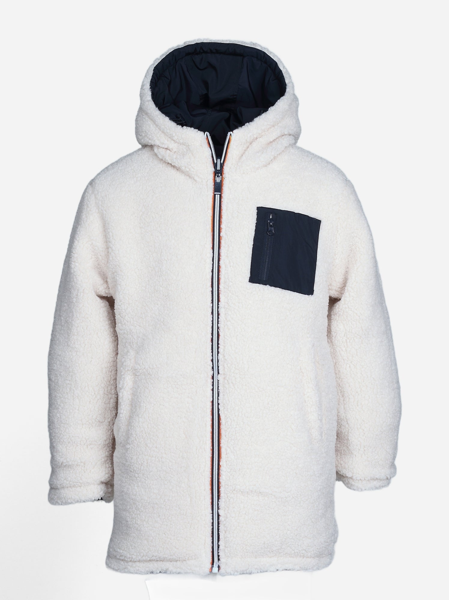 Parka reversible - Kizco - Bleu foncé