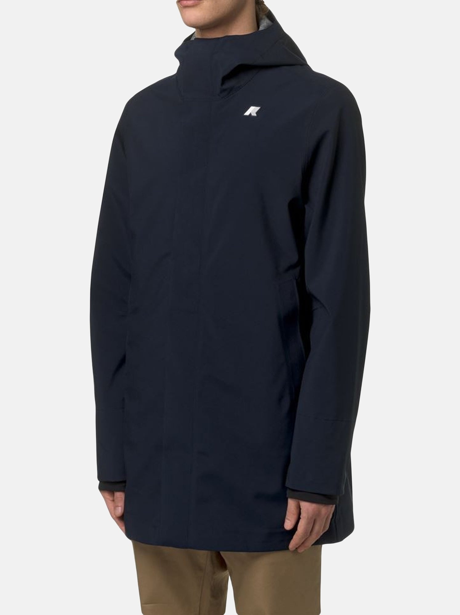Parka K-Way Tommy Bonded Jersey - Bleu
