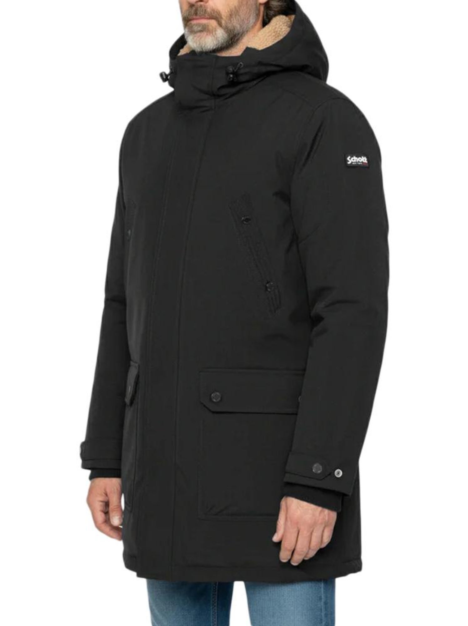 Parkas homme schott - Noir