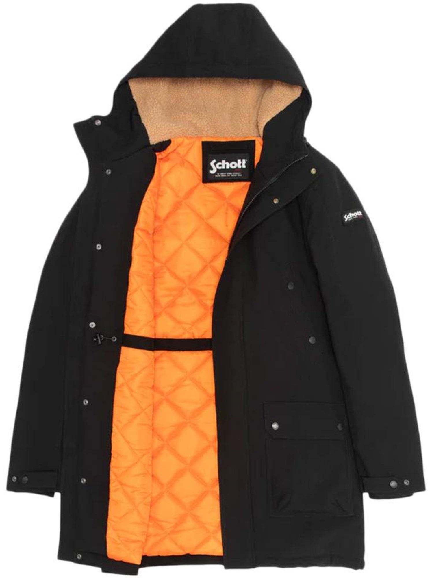 Parkas homme schott - Noir