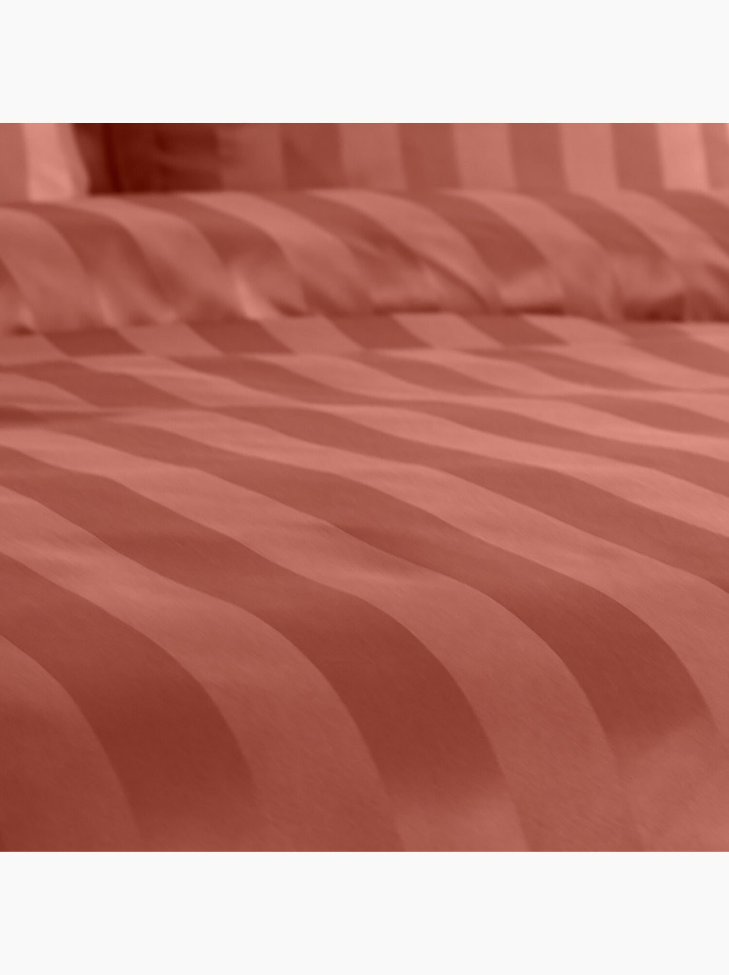Parure de couette satin microfibre tomette - Tomette