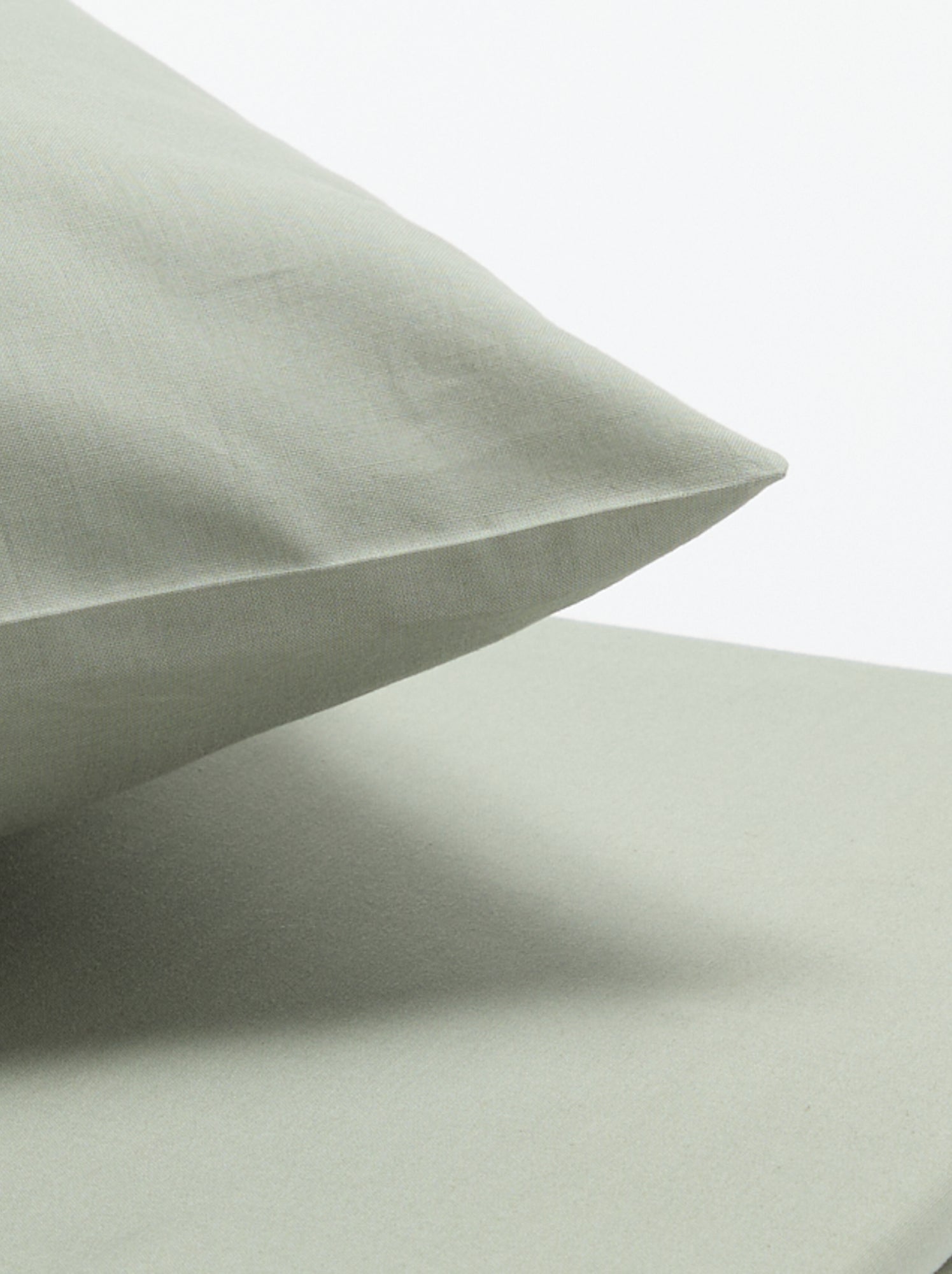 Parure de lit 140 x 200 cm en coton - Vert