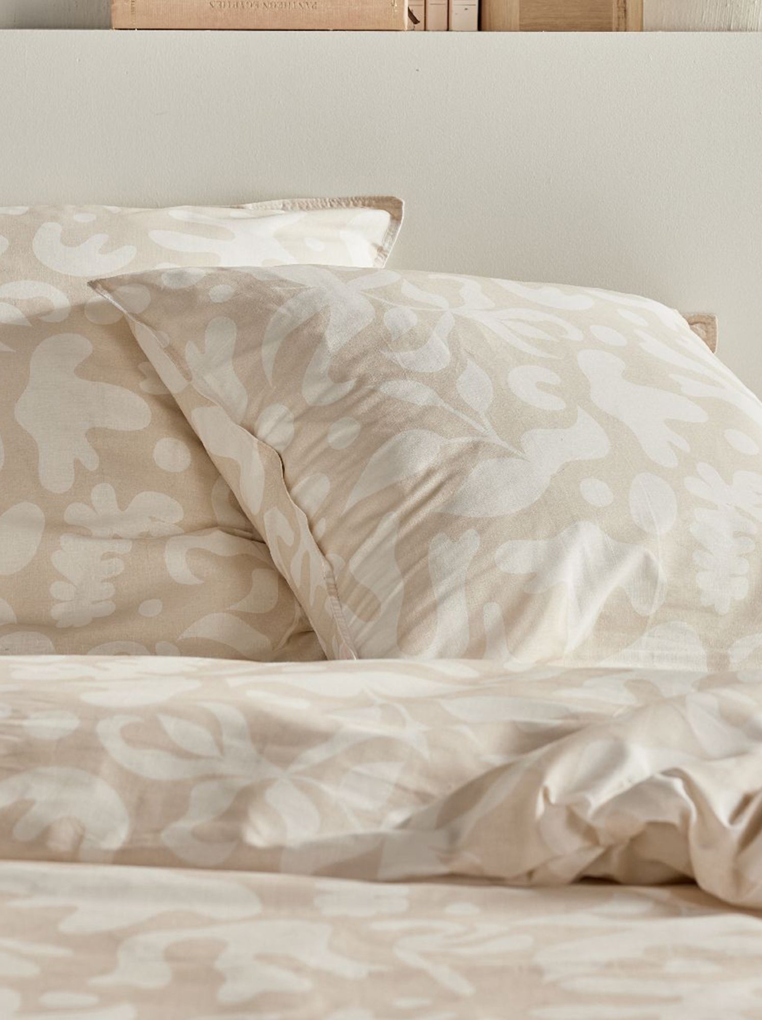 Parure de lit 2 personnes - 240x220cm - Beige