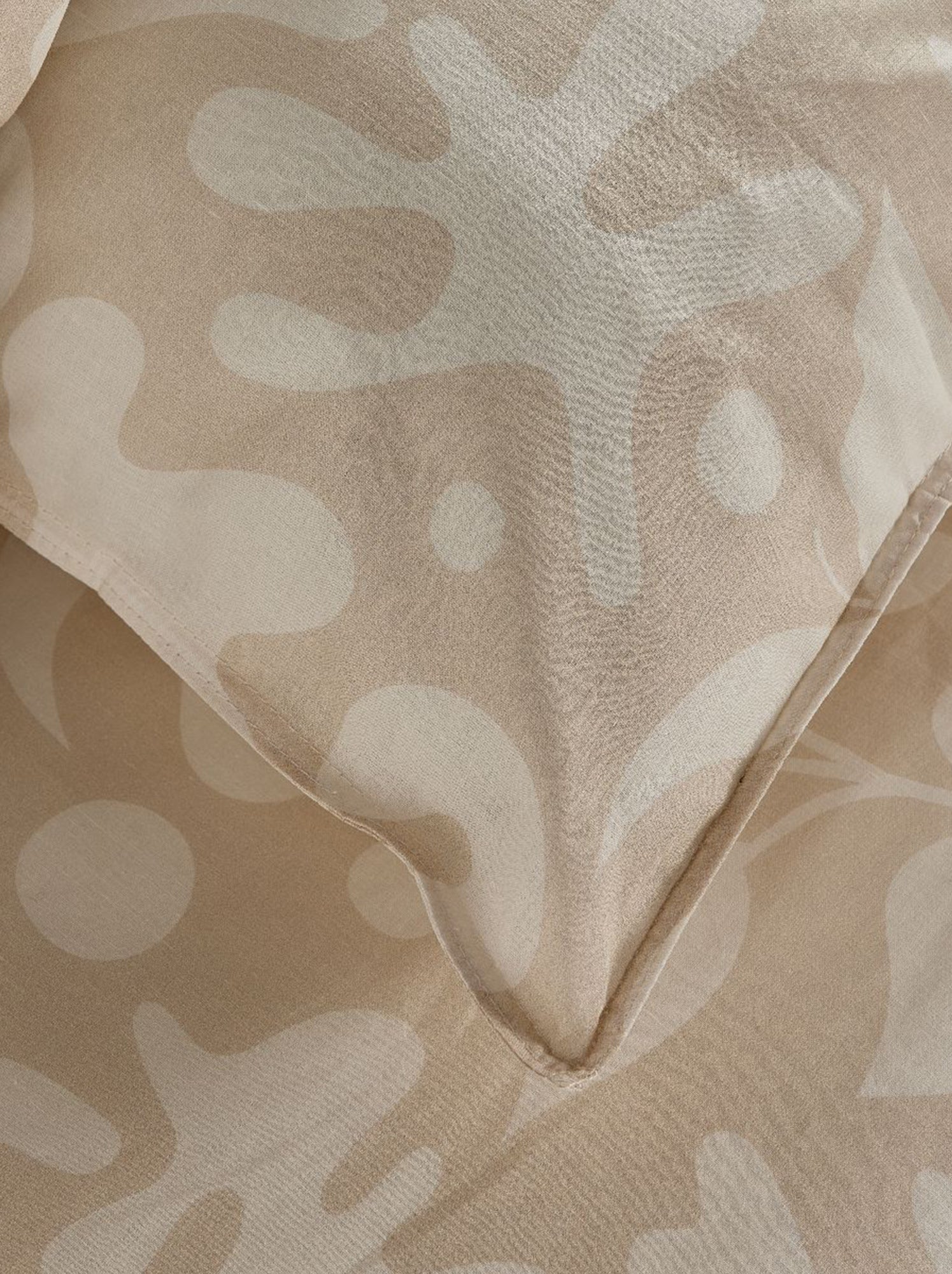 Parure de lit 2 personnes - 240x220cm - Beige