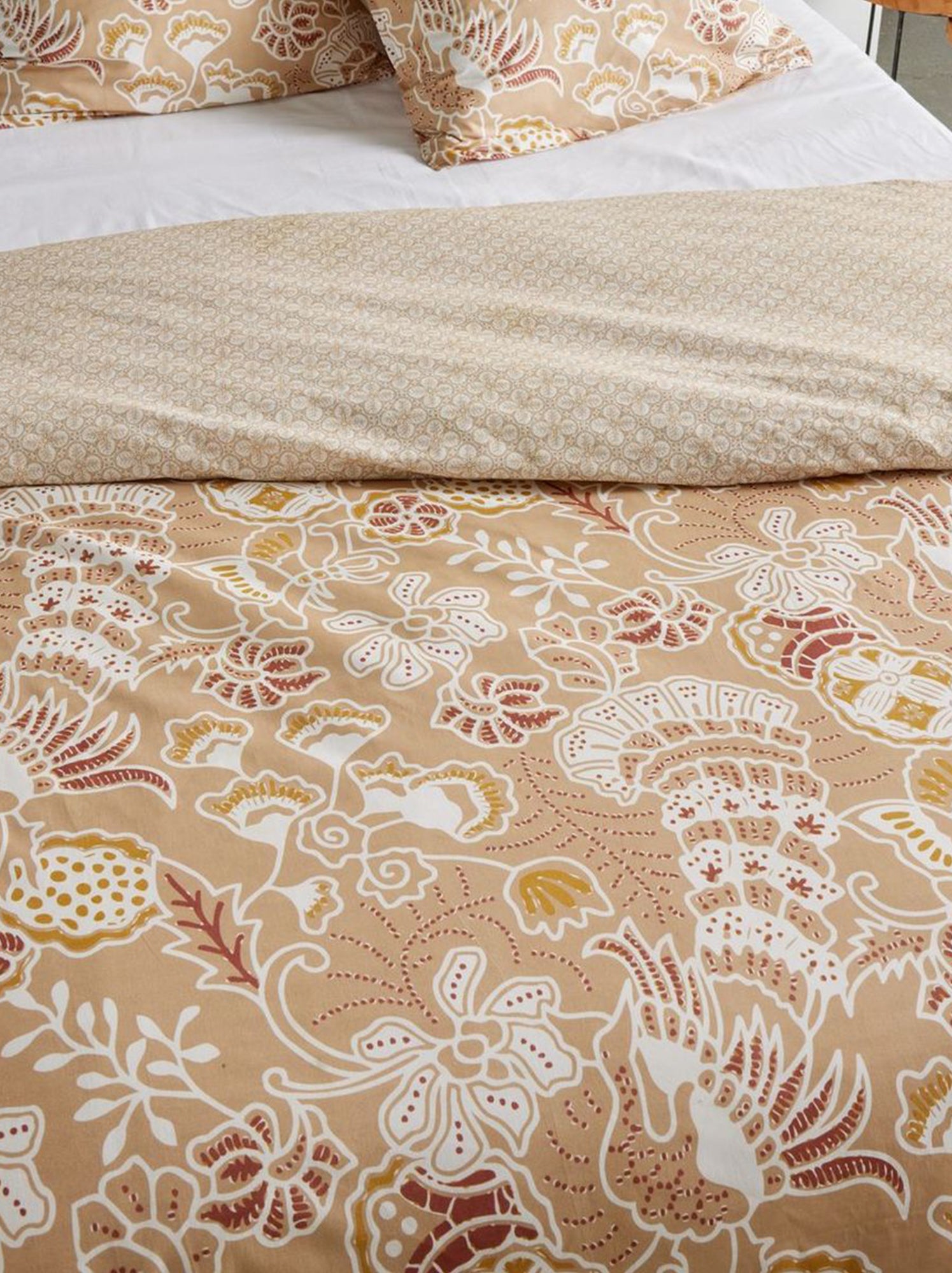 Parure de lit 2 personnes- 240x220cm - Beige
