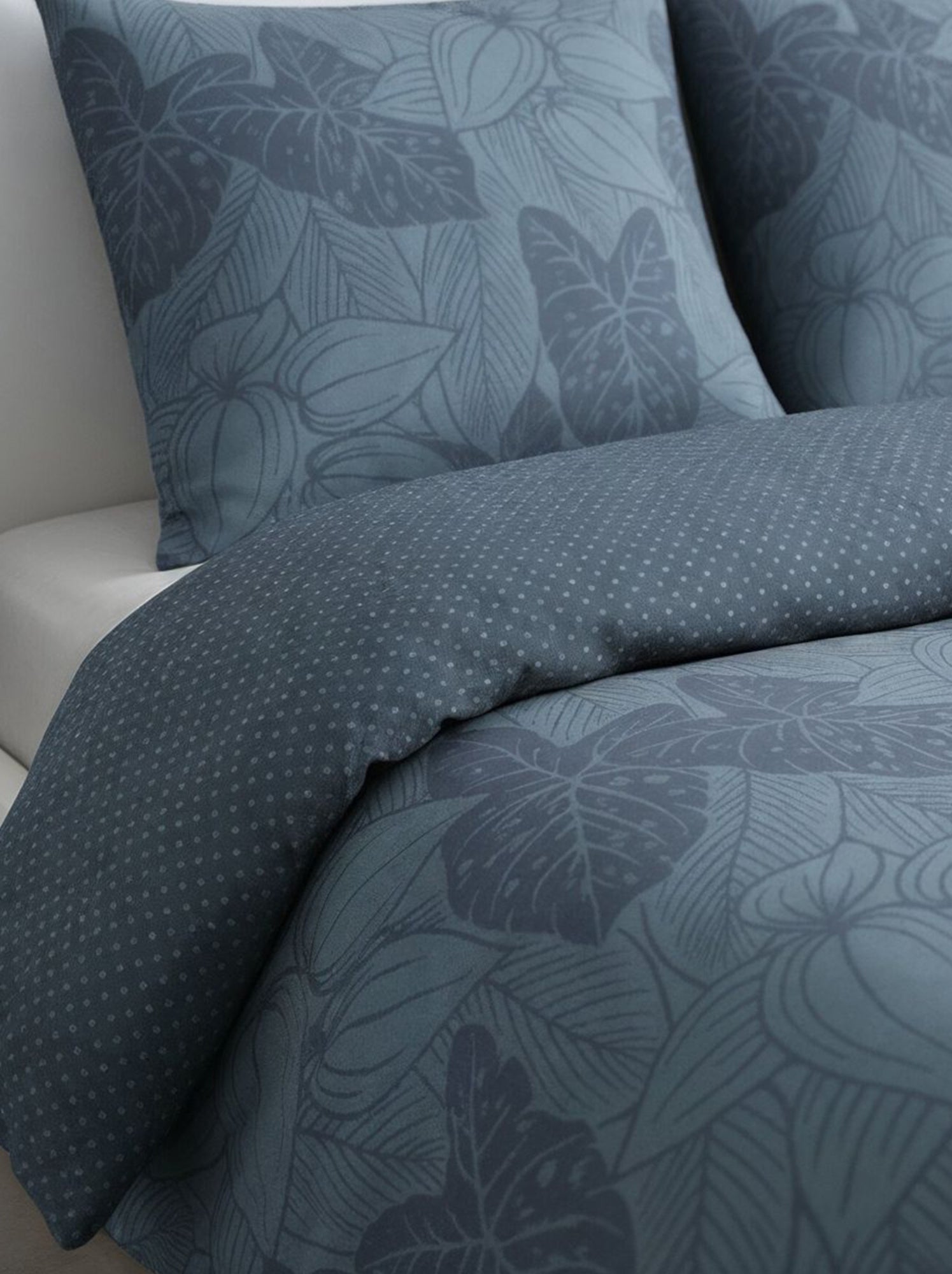 Parure de lit 2 personnes - 240x220cm - Bleu