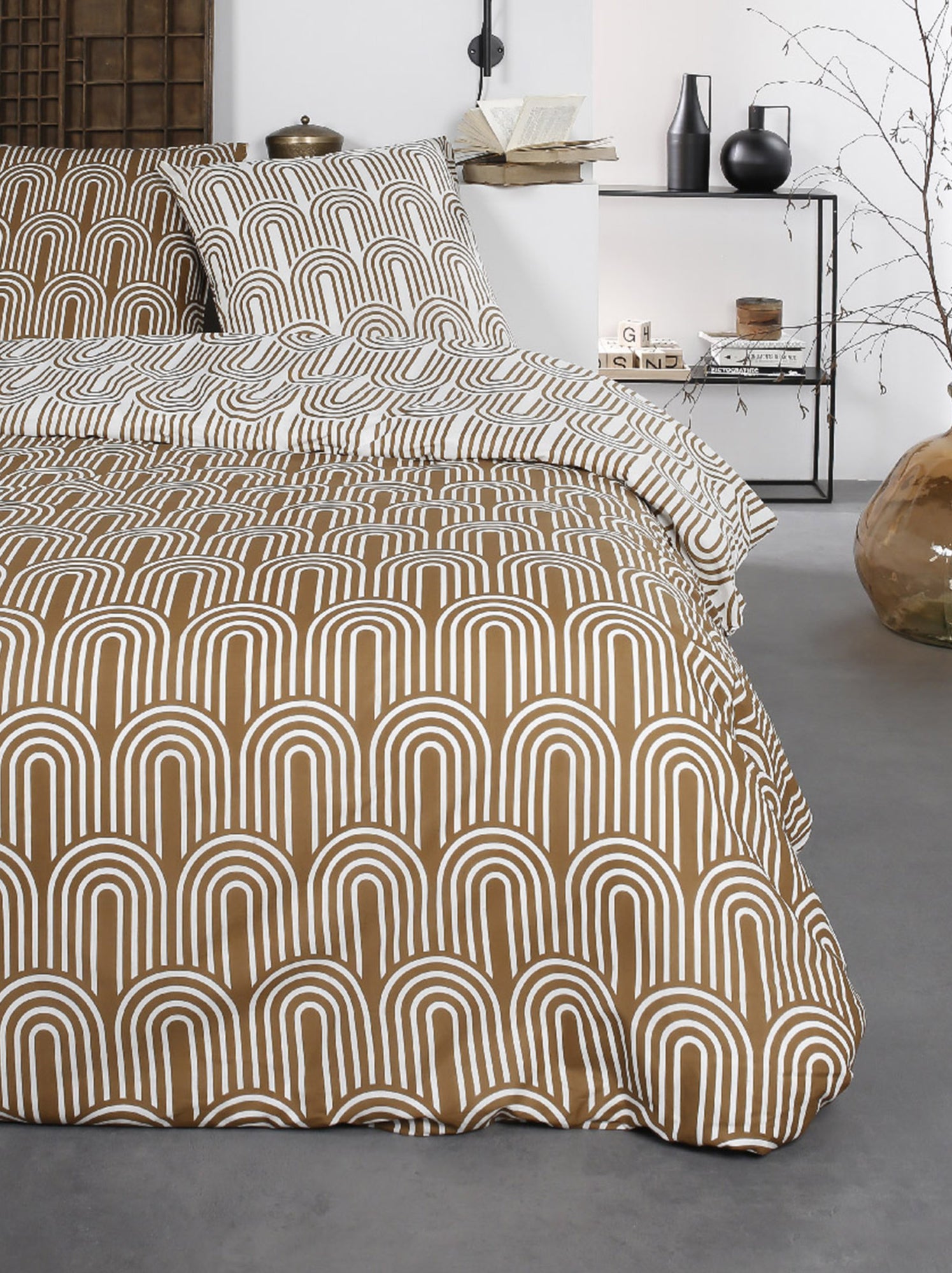 Parure de lit 2 personnes - 240x220cm - Jaune