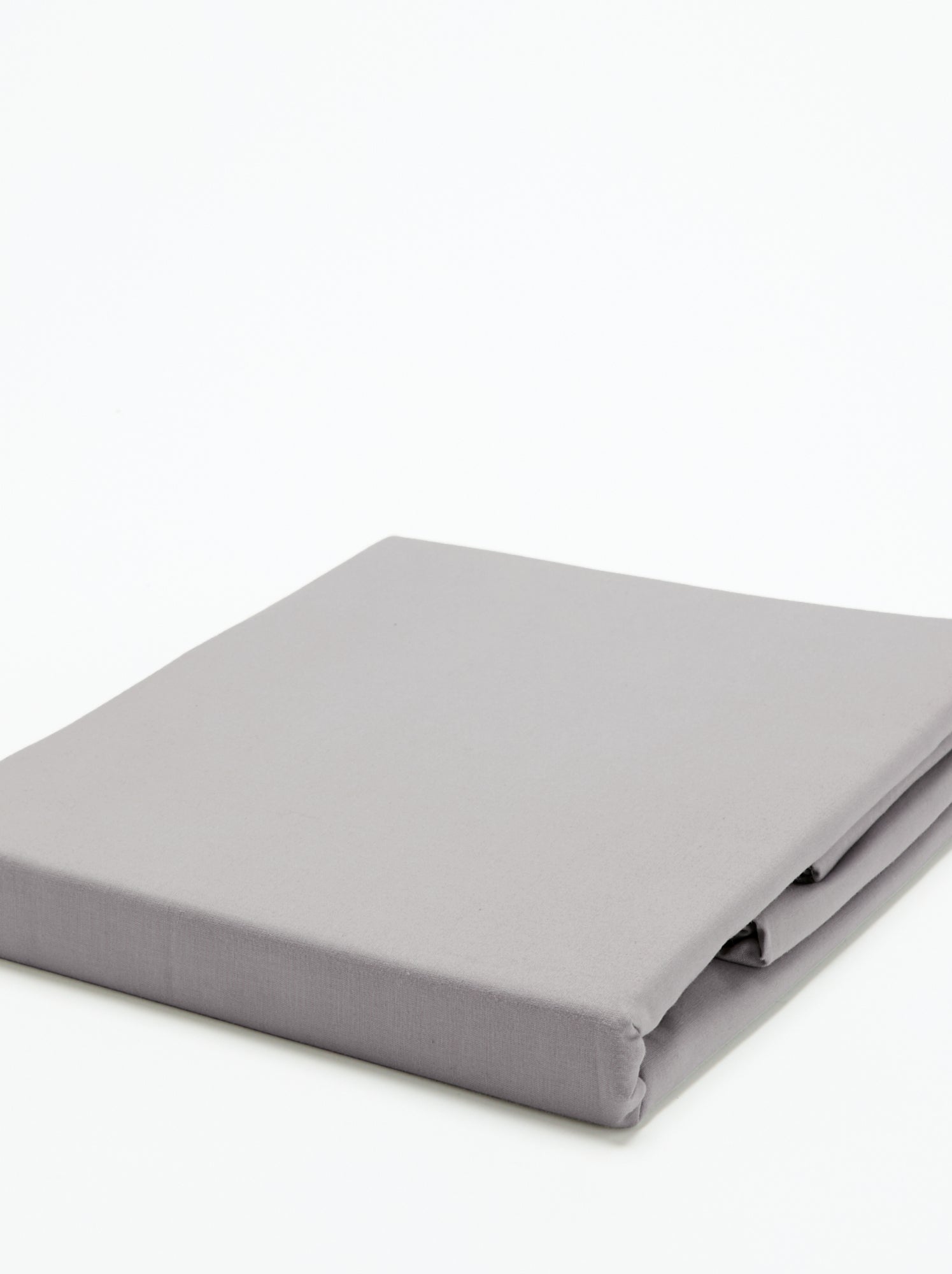 Parure de lit 140 x 200 cm en coton - Gris