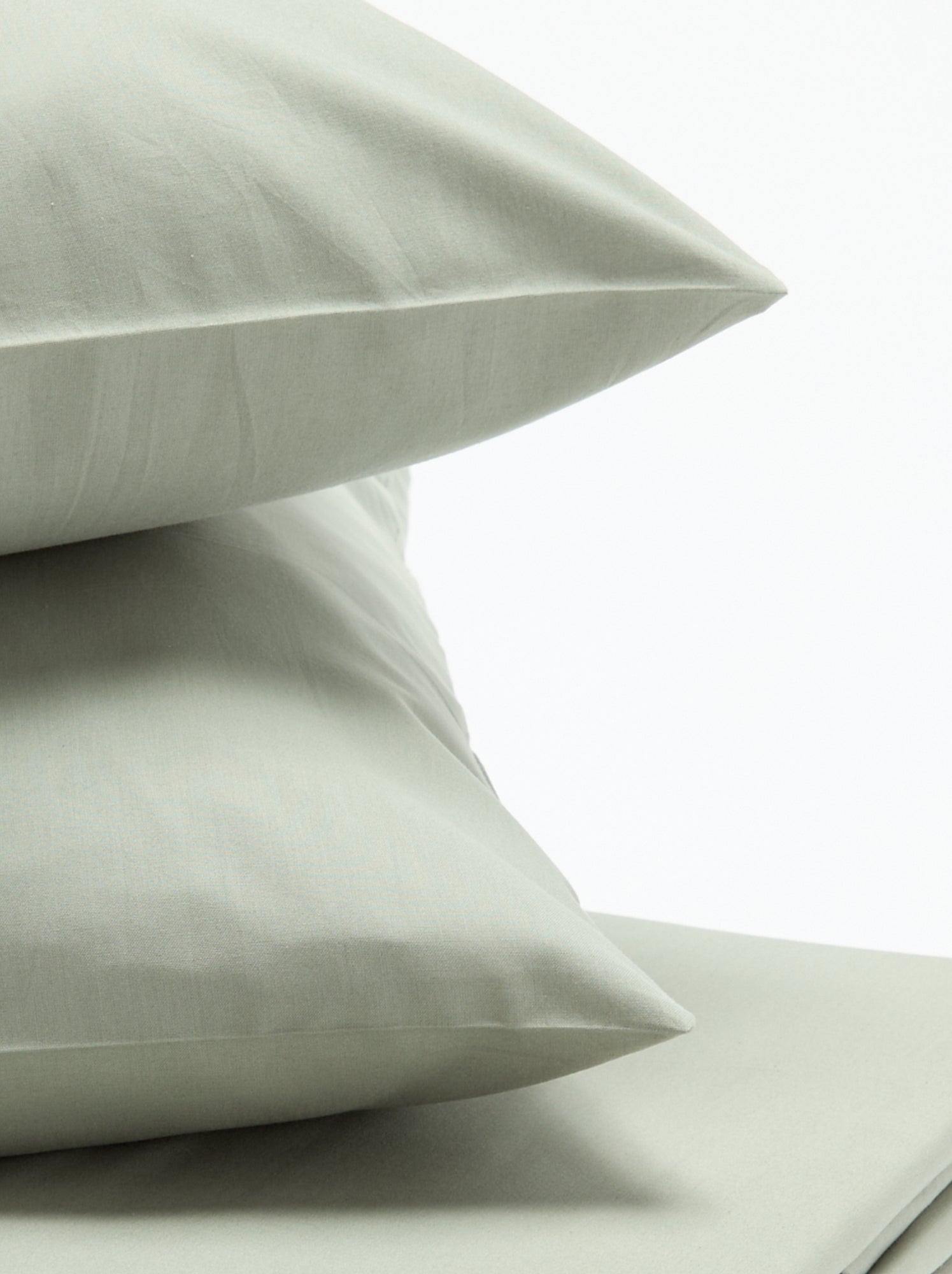 Parure de lit 240 x 220 cm en coton - Vert