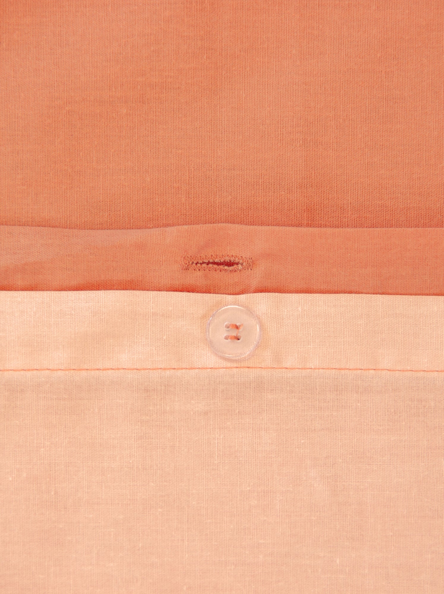 Parure de lit + 2 taies d'oreiller en coton uni 240x220 - 260x240 - Orange (FML82_1)