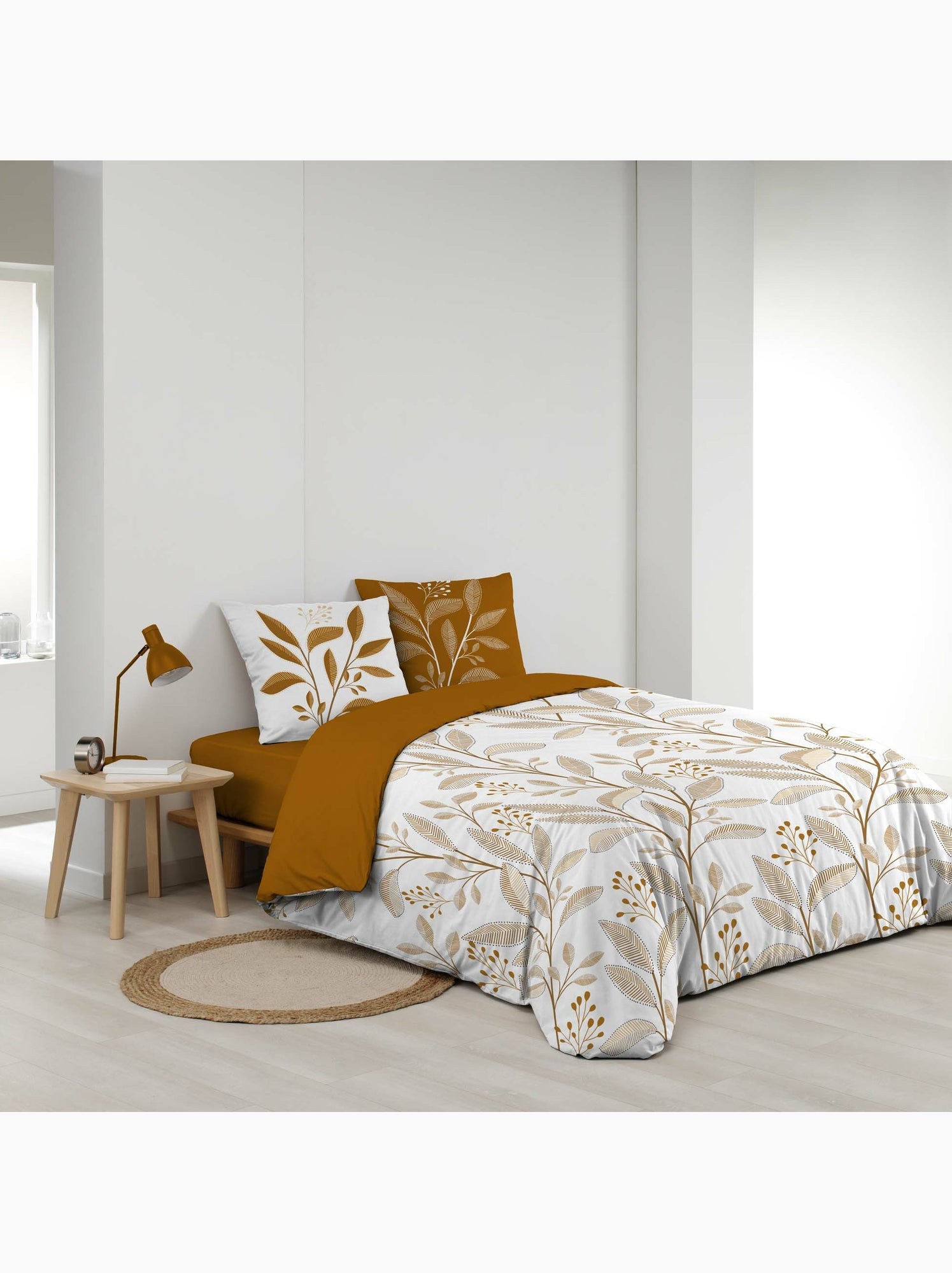 Parure de lit coton malika douceur d'intérieur - Beige