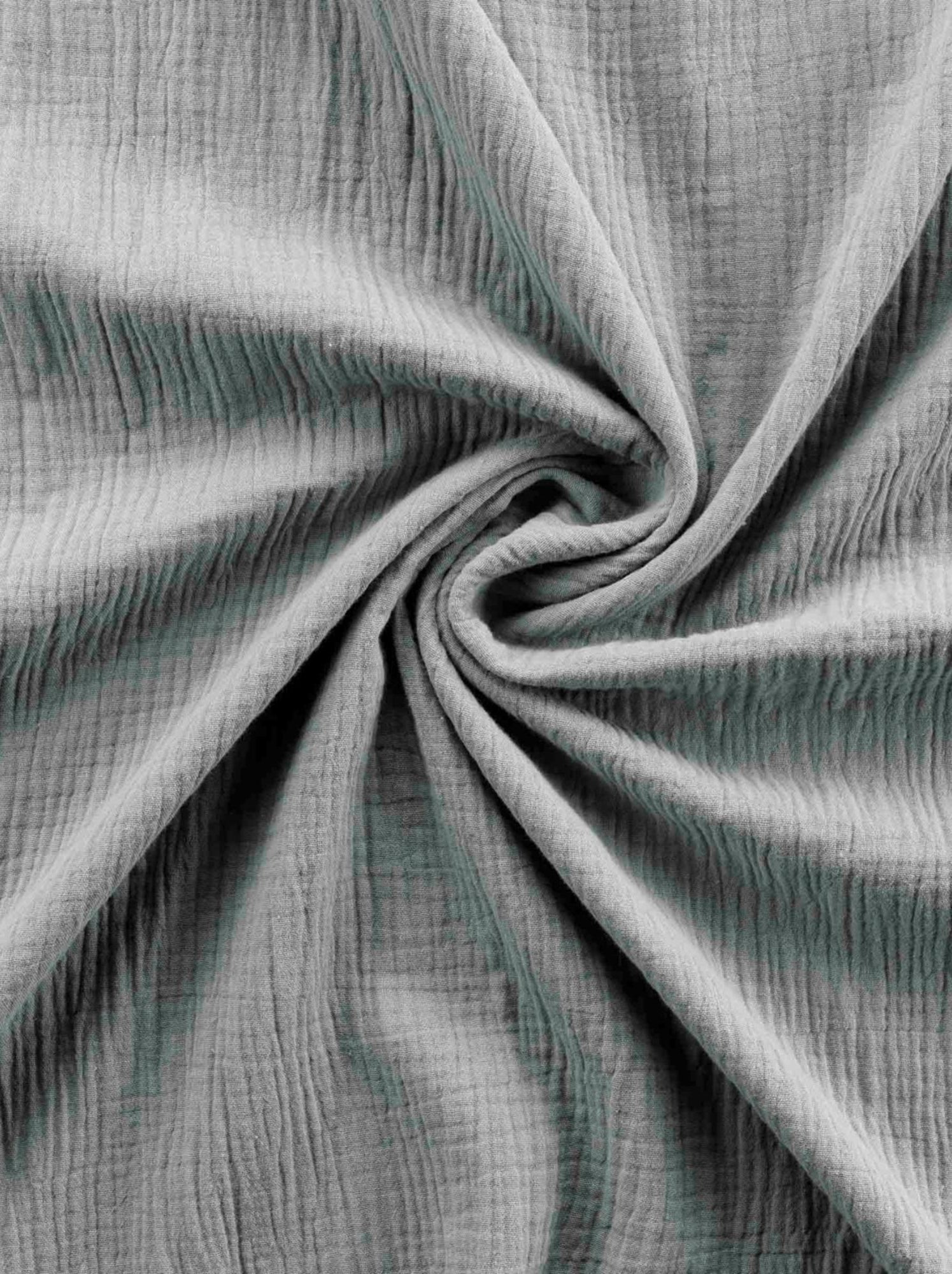 Parure de lit en gaze de coton angelia - Gris clair