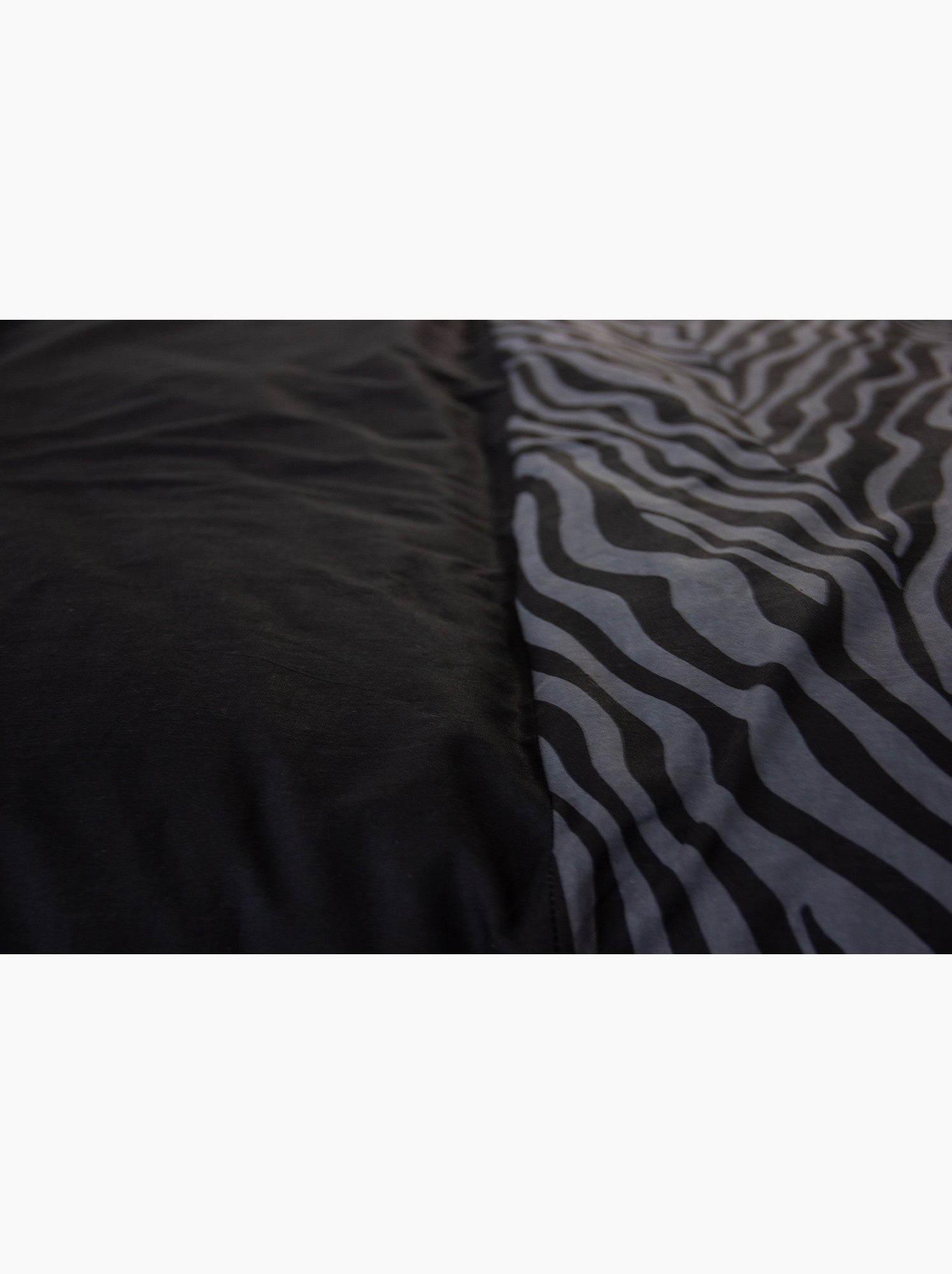 Parure de lit en coton réversible - imprimé léopard jaune - 240x220 / jaune - Noir