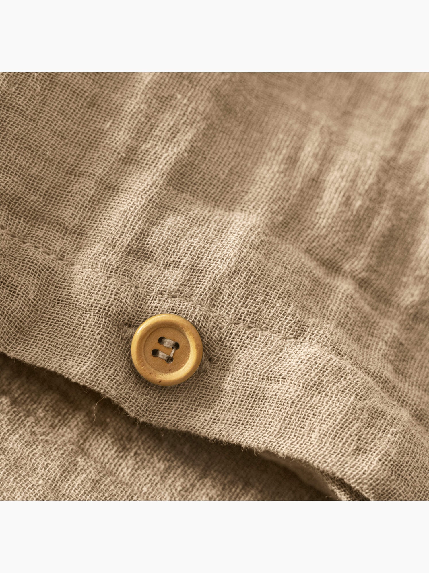 Parure de lit gaze de coton noa - Beige