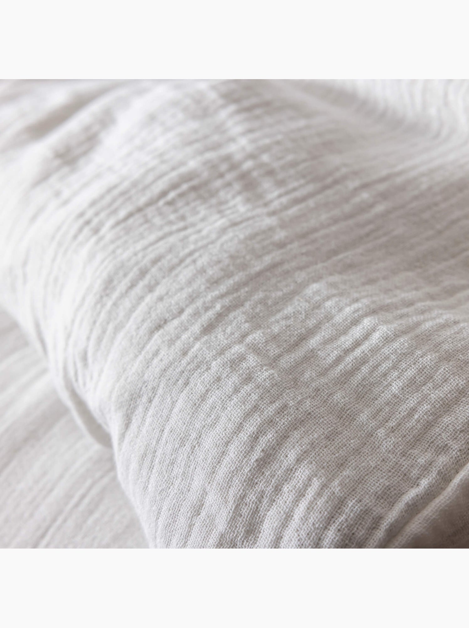 Parure de lit gaze de coton noa - Blanc