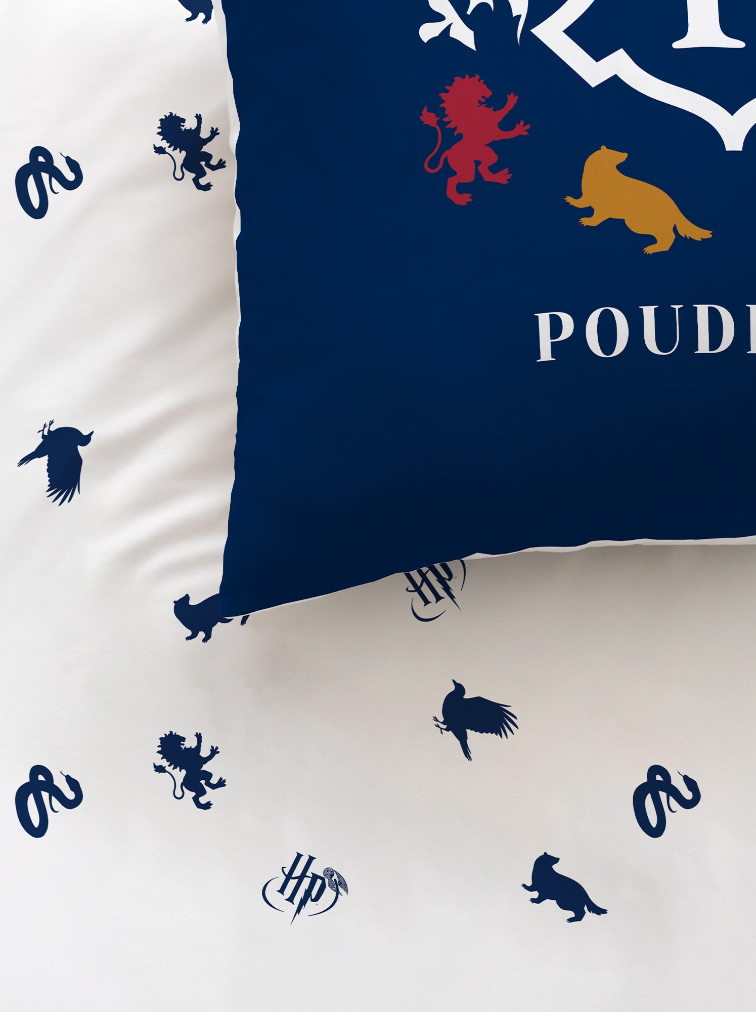 Parure de lit 'Harry Potter' - 1 personne - Bleu marine