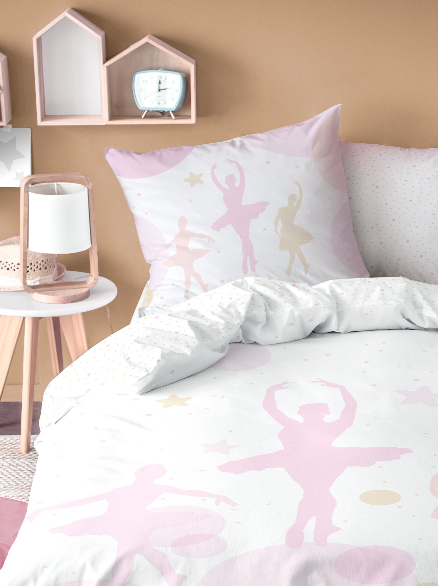 Parure de lit imprimée 100% coton, OPÉRA - Multicolore