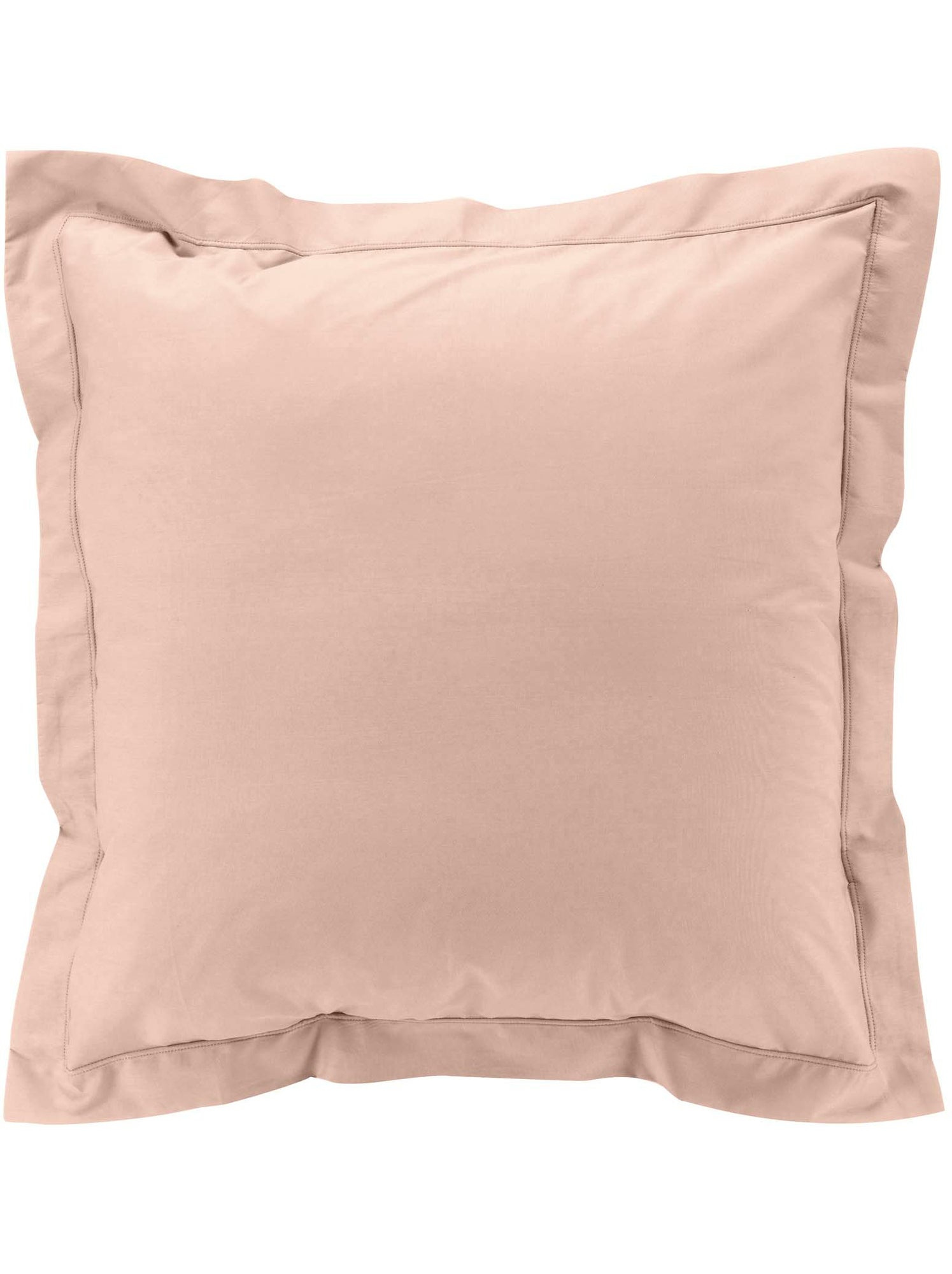 Parure de lit – percale de coton 78 fils – qualité hôtel – 2 taies 63x63 cm - Nude