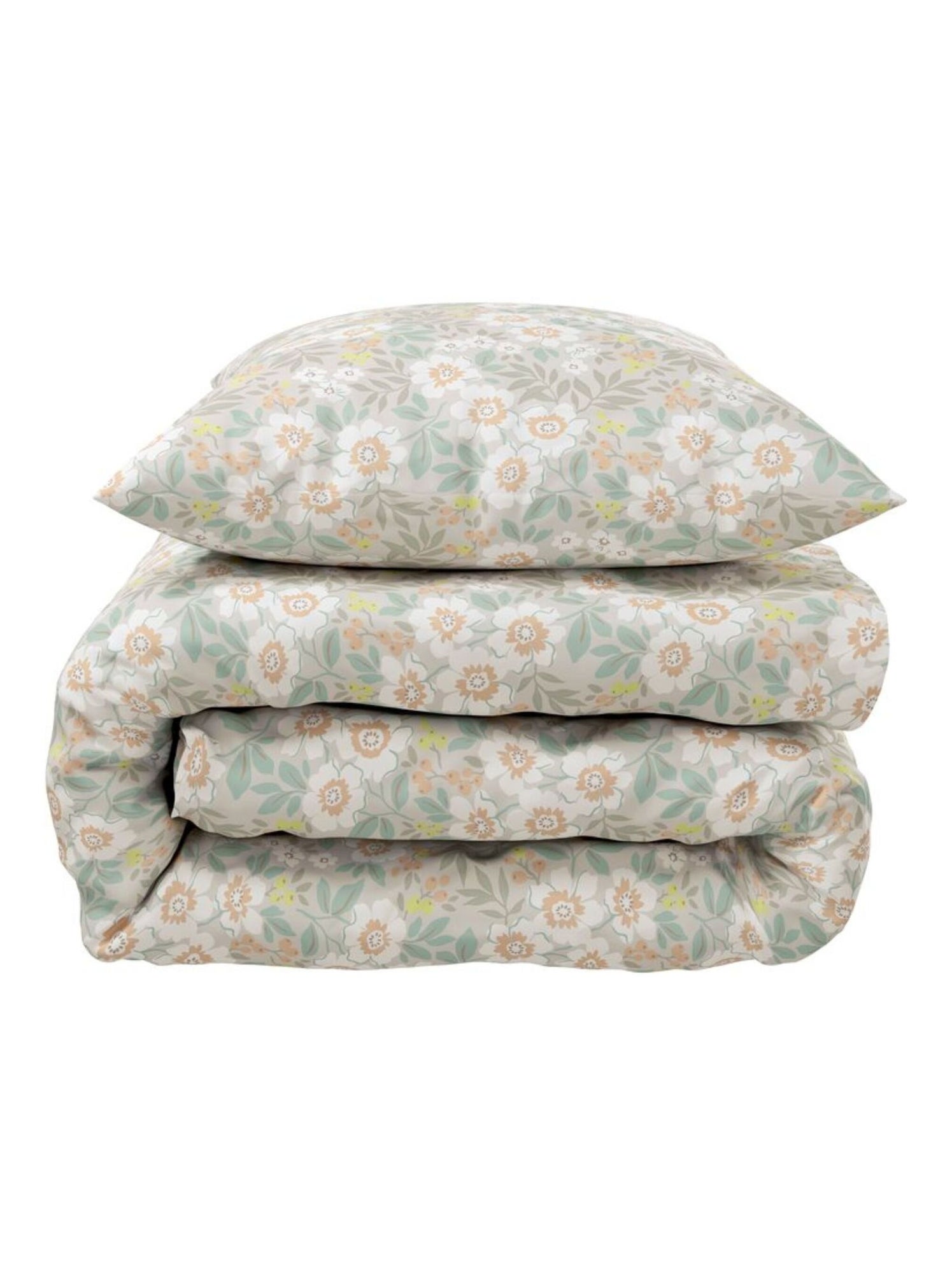 Parure de lit satin cynor - Gris clair