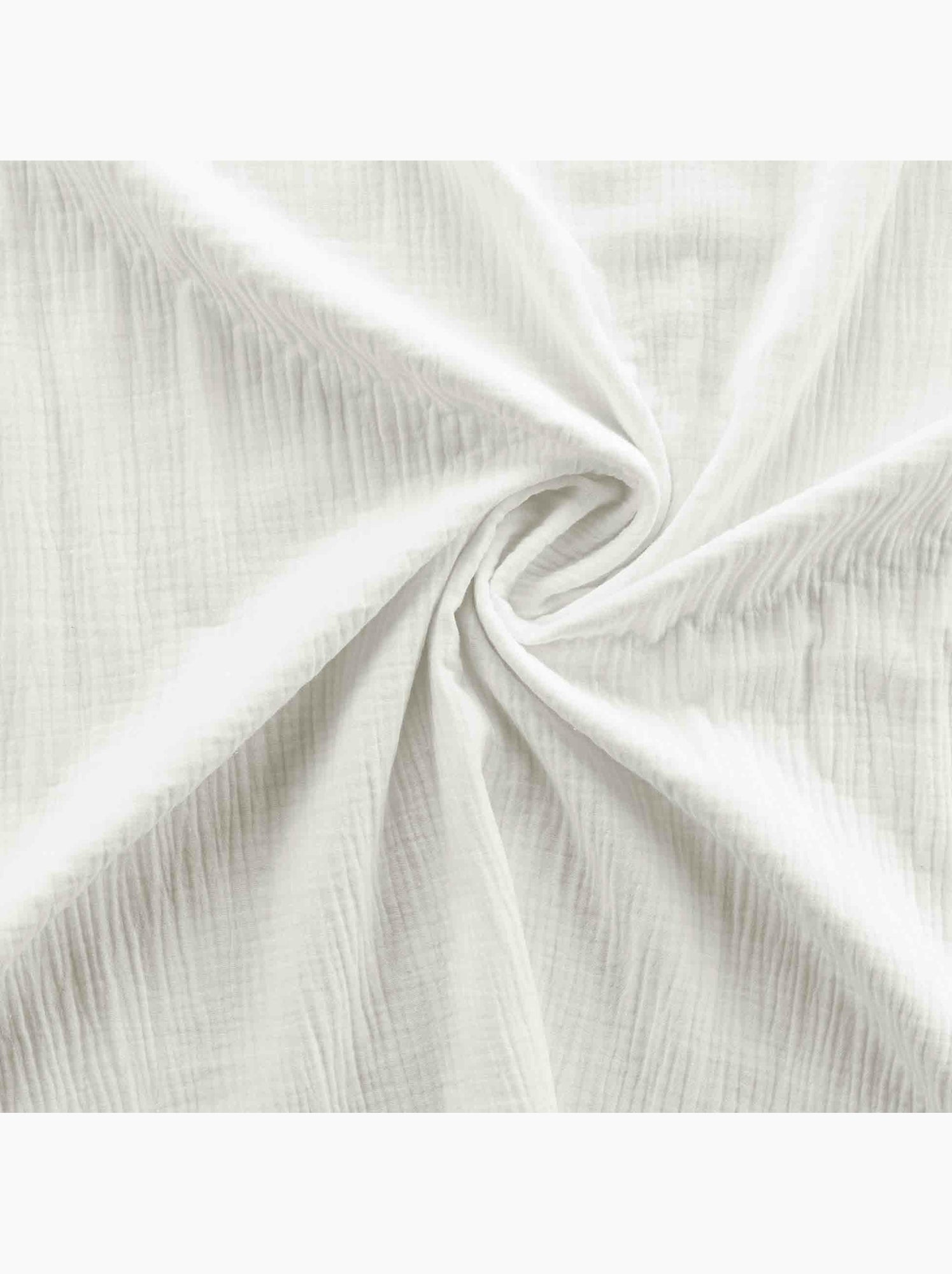 Parure de lit sienna + 2 taies 63x63 cm – double face gaze de coton & coton 57 fils - Blanc