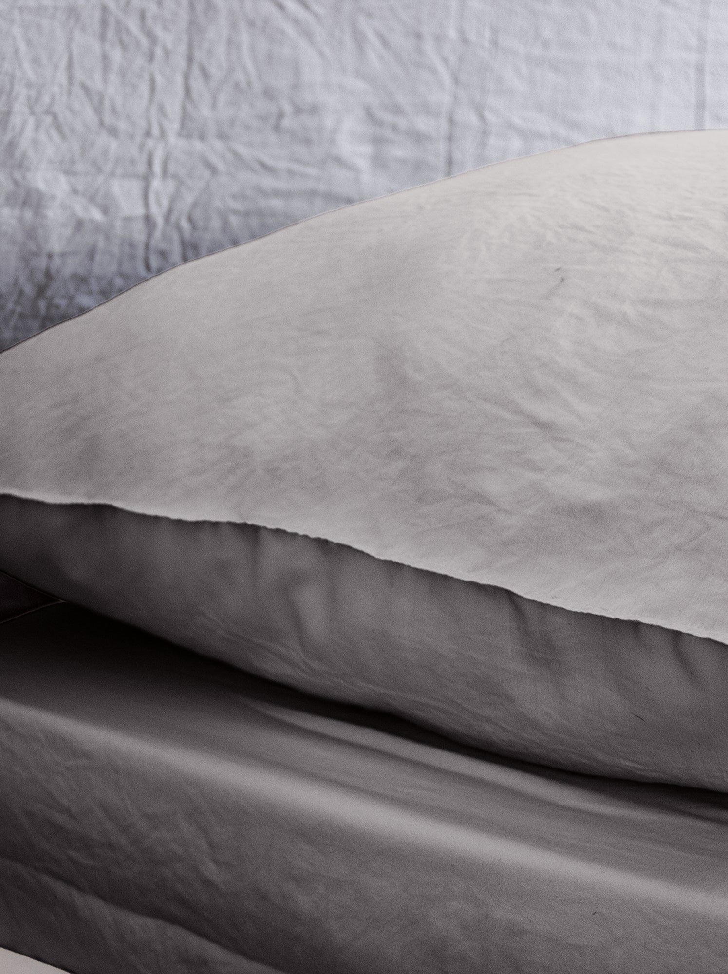 Parure de lit unie ultra douce - 1 ou 2 personnes - Anthracite