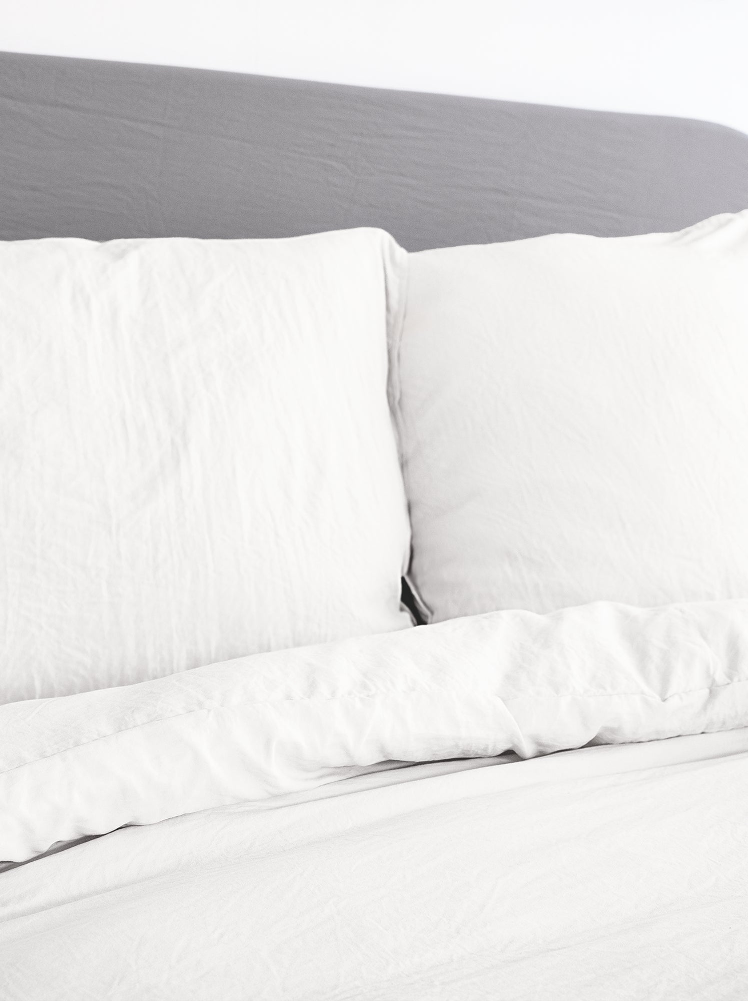 Parure de lit unie ultra douce - 1 ou 2 personnes - Blanc