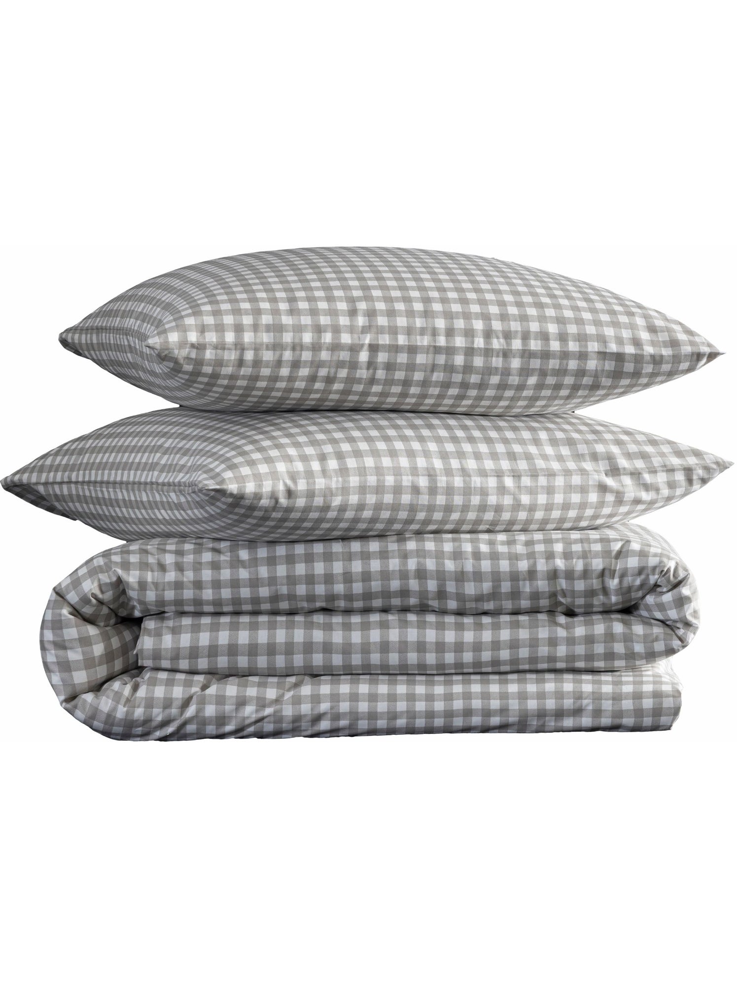 Parure de lit vichy - Beige