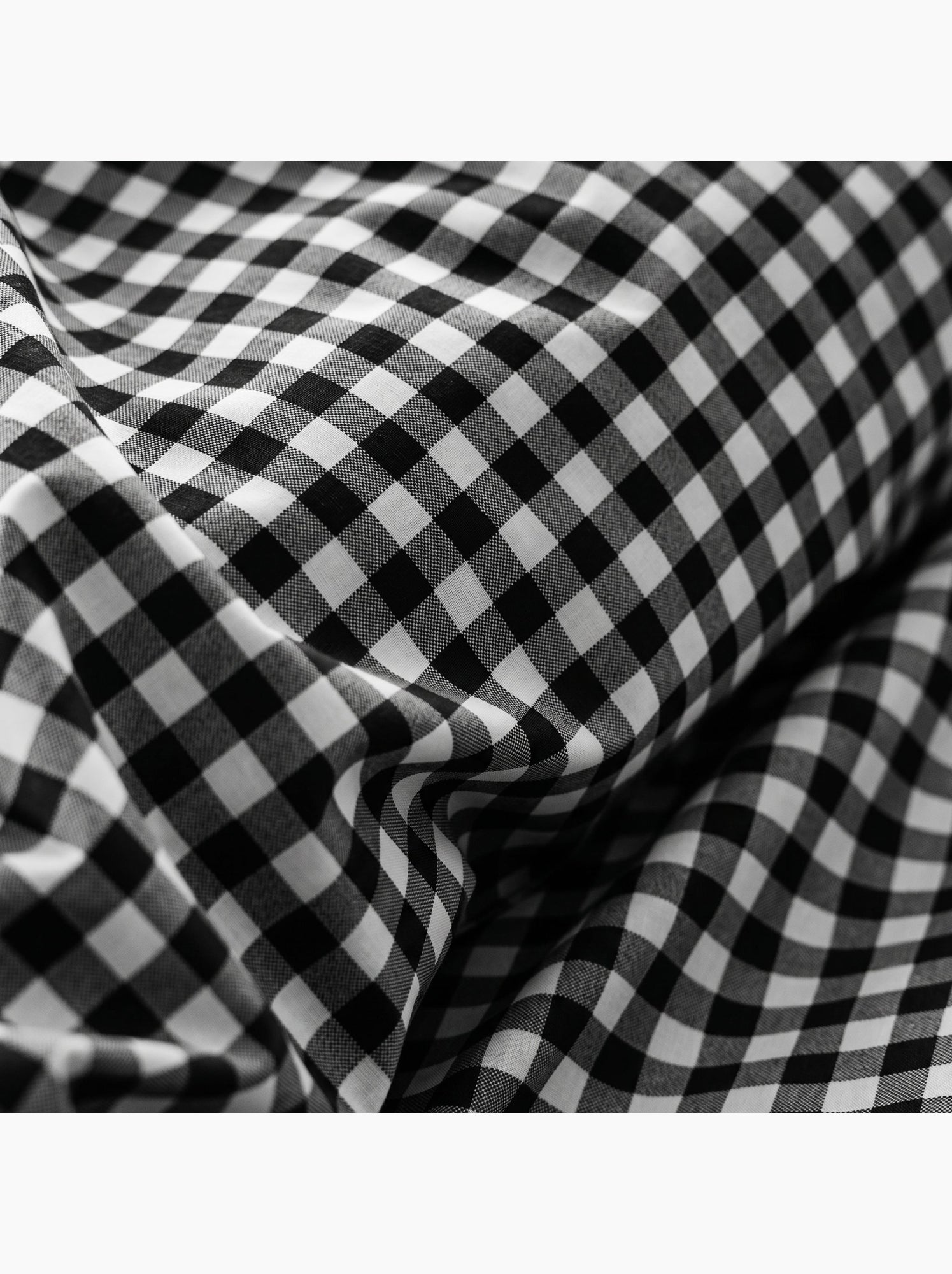 Parure de lit vichy - Noir