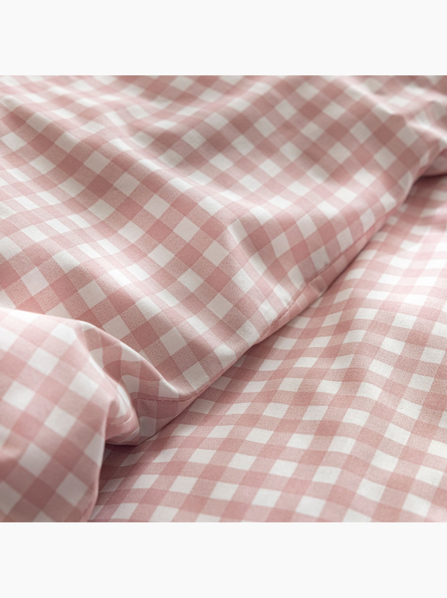 Parure de lit vichy - Rose