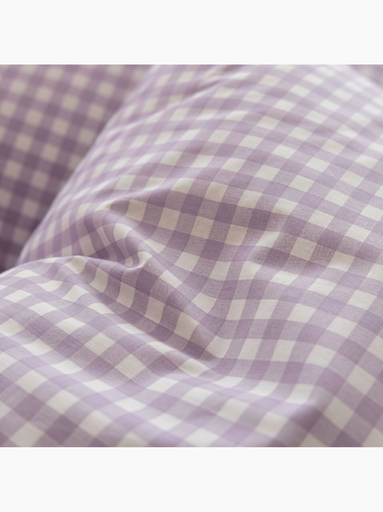 Parure de lit vichy - Violet