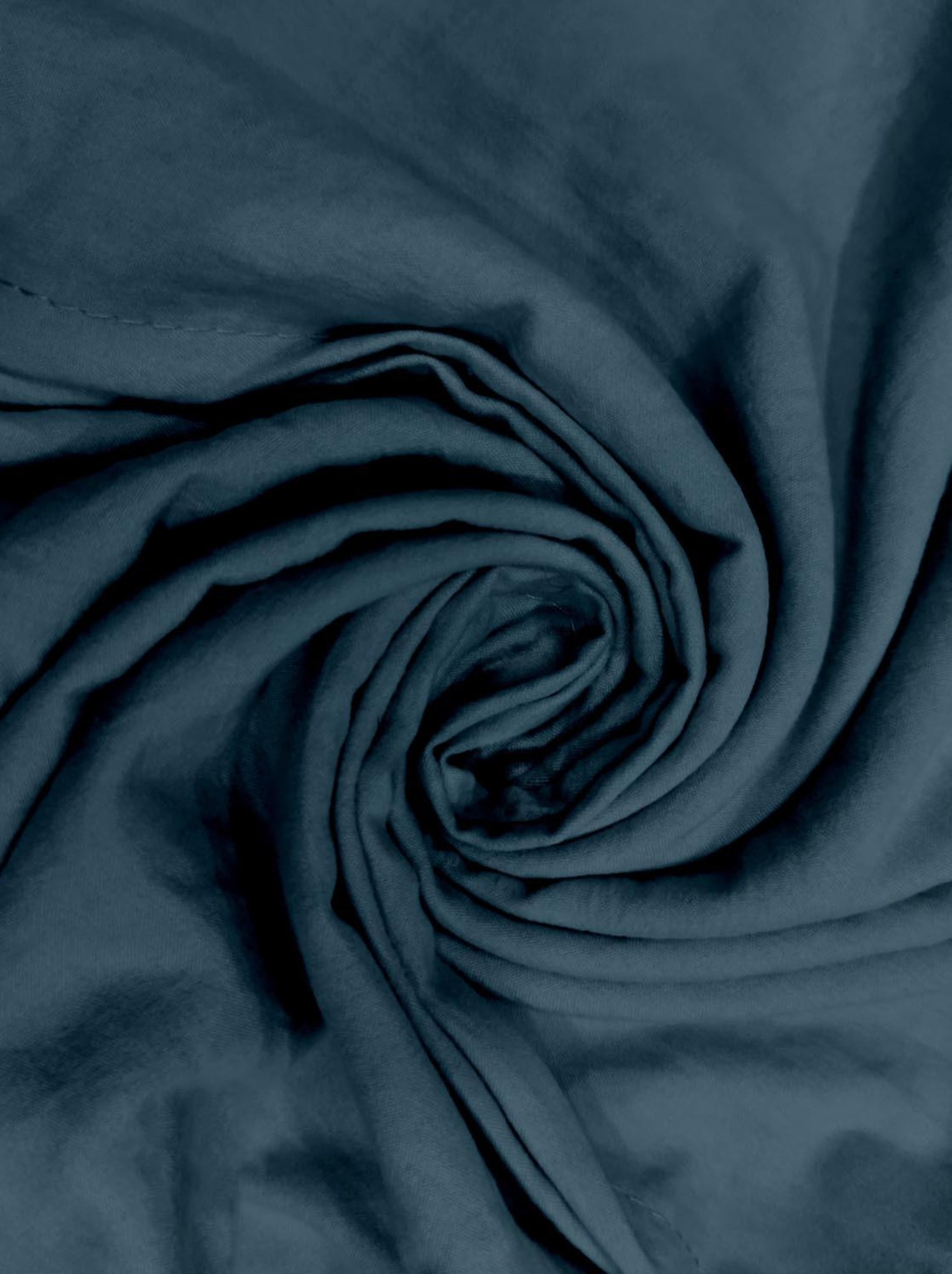 Parure housse de couette en microfibre lavée boheme, par soleil d'ocre avec 1 taie d'oreiller - Bleu