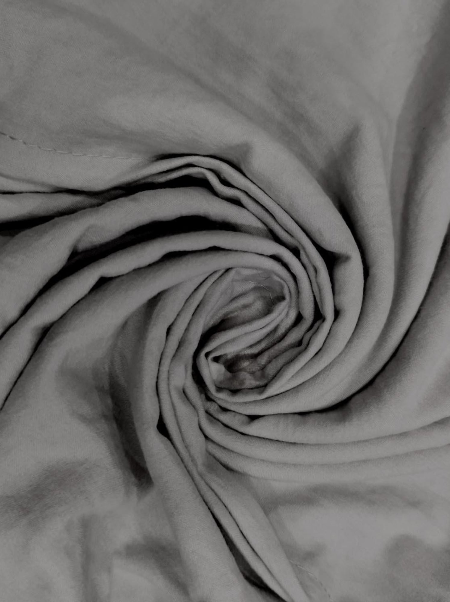 Parure housse de couette en microfibre lavée boheme, par soleil d'ocre avec 1 taie d'oreiller - Gris
