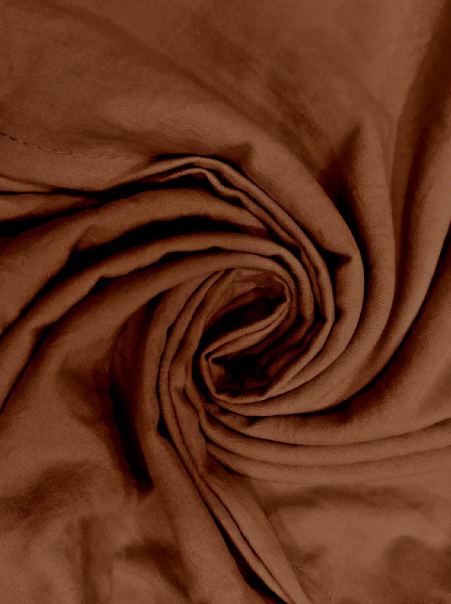 Parure housse de couette en microfibre lavée boheme, par soleil d'ocre avec 1 taie d'oreiller - Orange