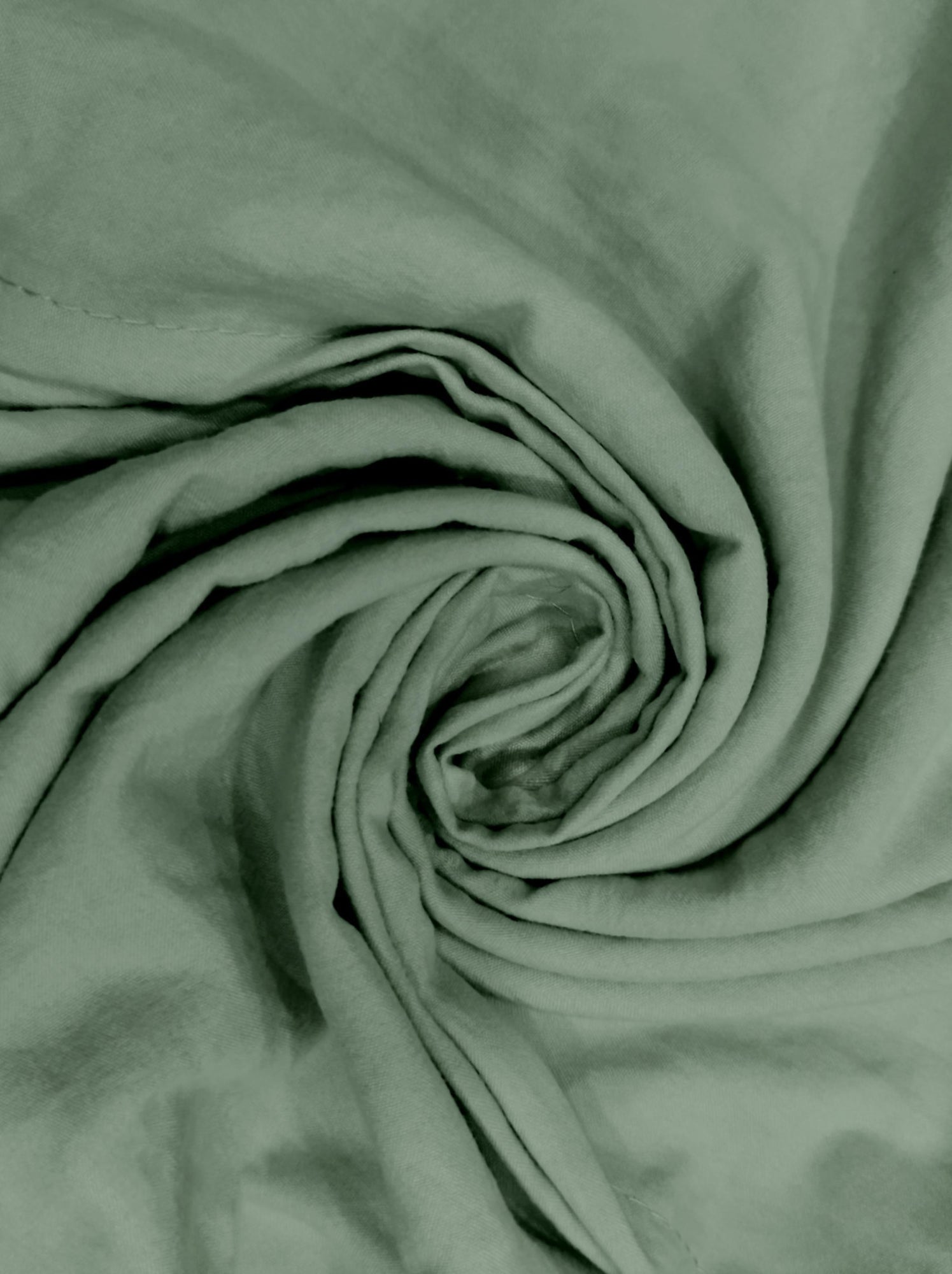 Parure housse de couette en microfibre lavée boheme, par soleil d'ocre avec 1 taie d'oreiller - Vert