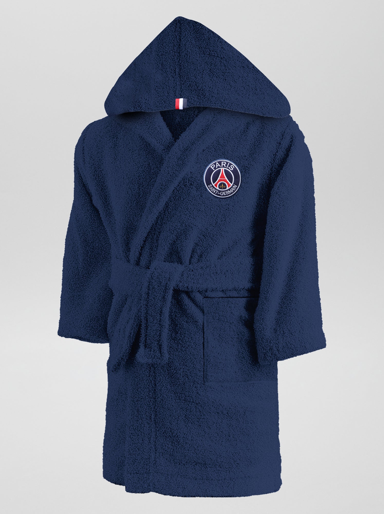 Peignoir bouclette 'PSG' - Marine