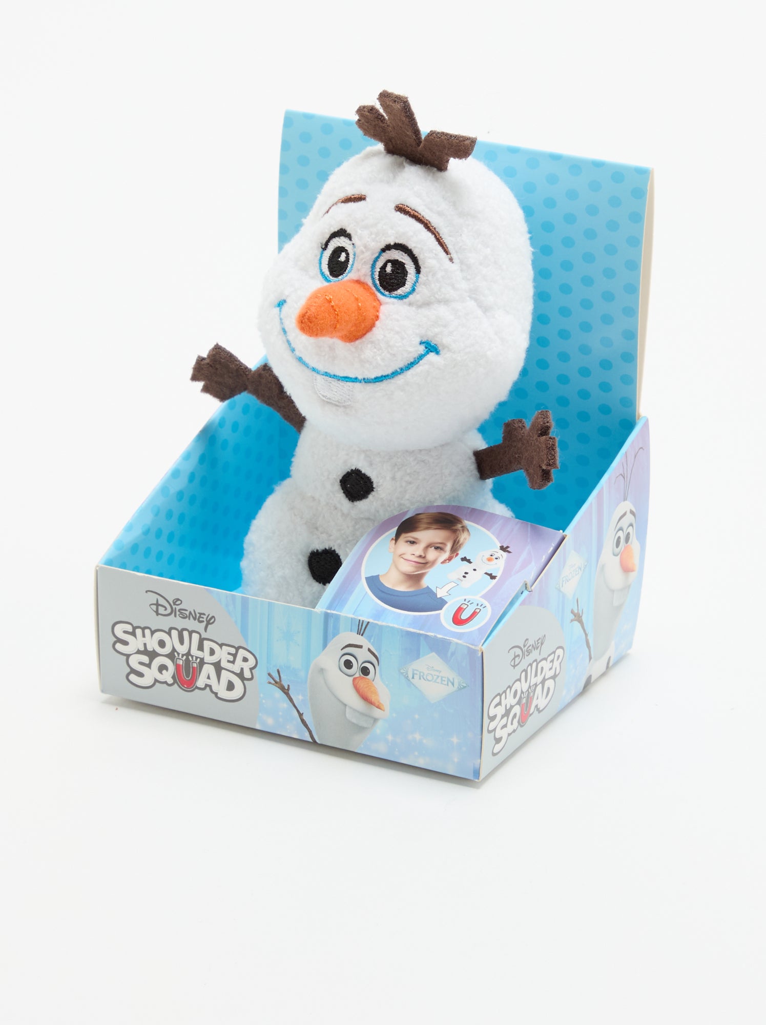 Peluche épaule aimantée 'Olaf' - Blanc