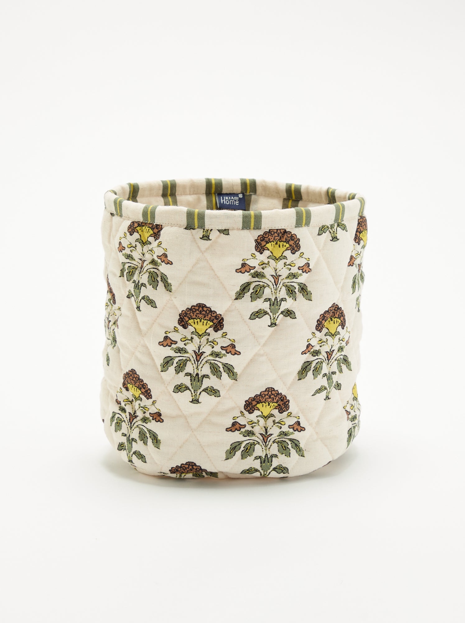 Petit panier de rangement imprimé - Vert