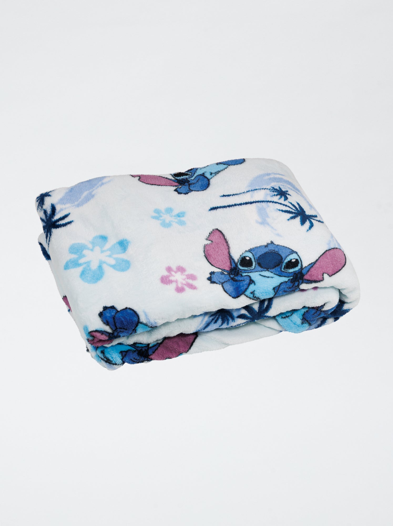 Plaid en flanelle 'Stitch' - Bleu