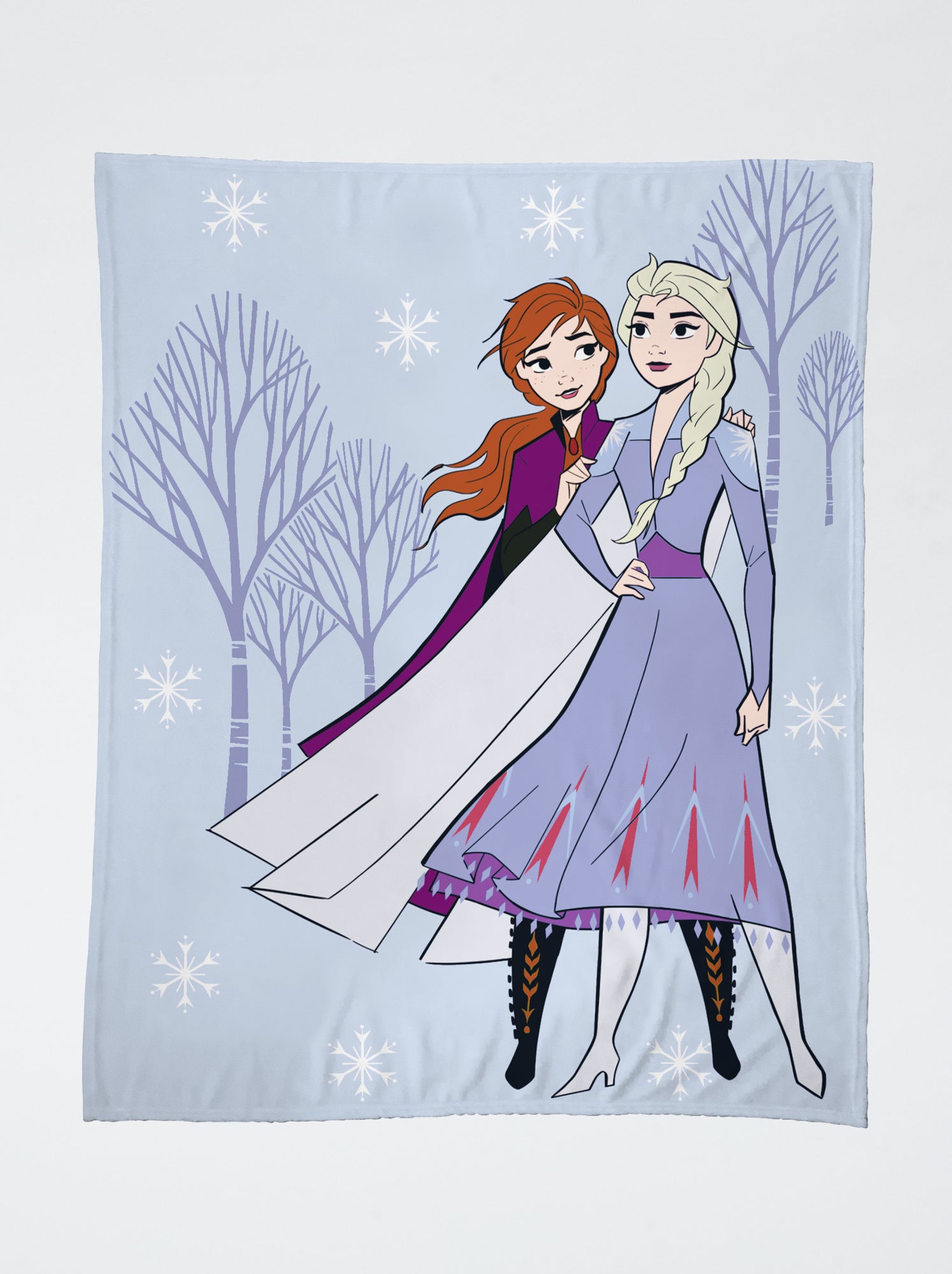 Plaid 'Reine des Neiges' - Bleu