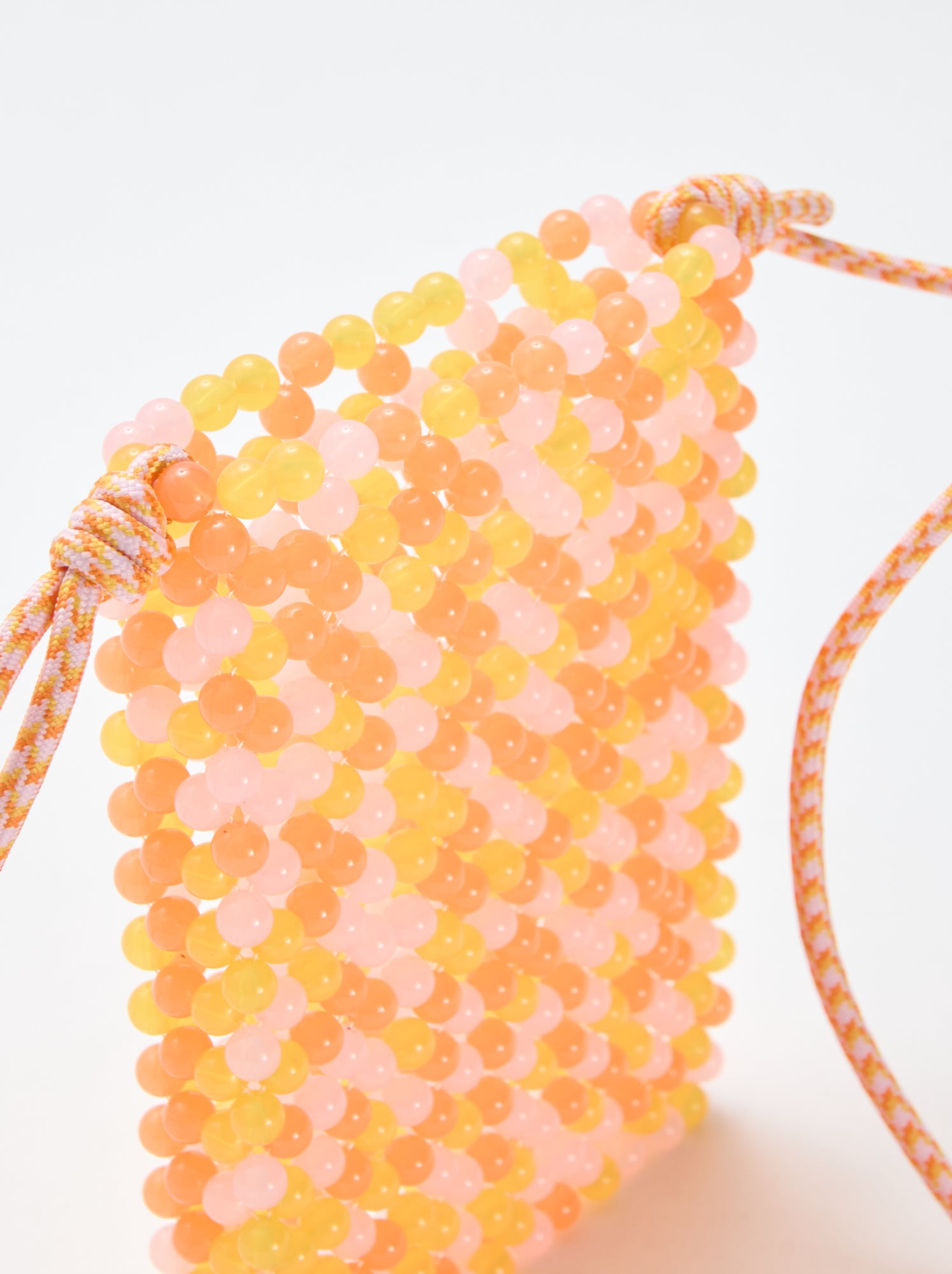 Pochette de téléphone en perles - Orange