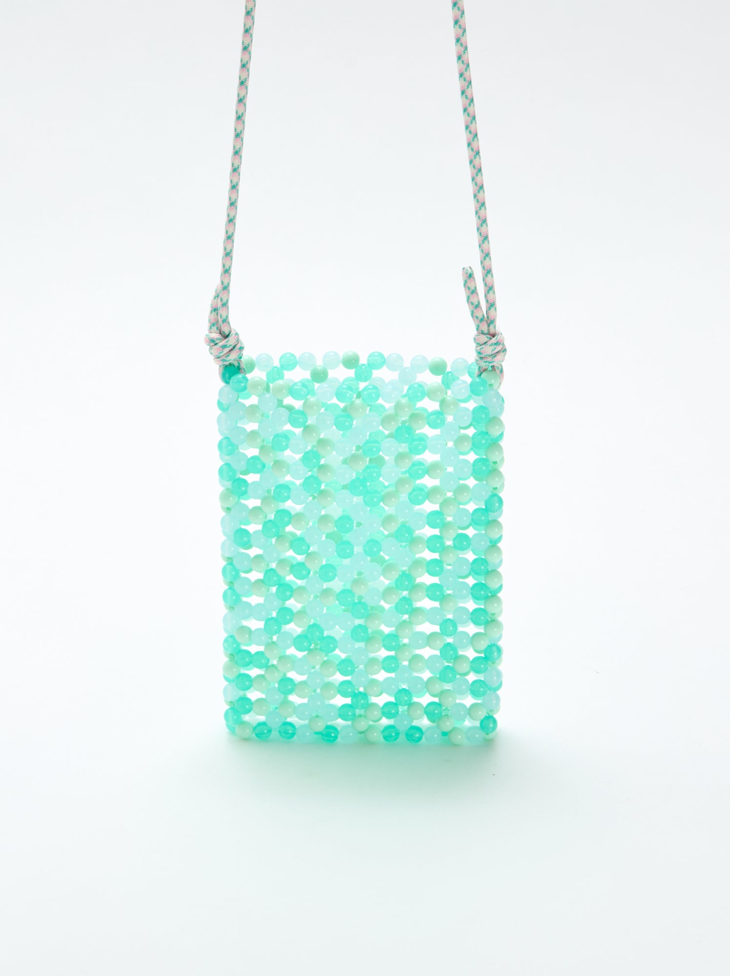 Pochette de téléphone en perles - Vert