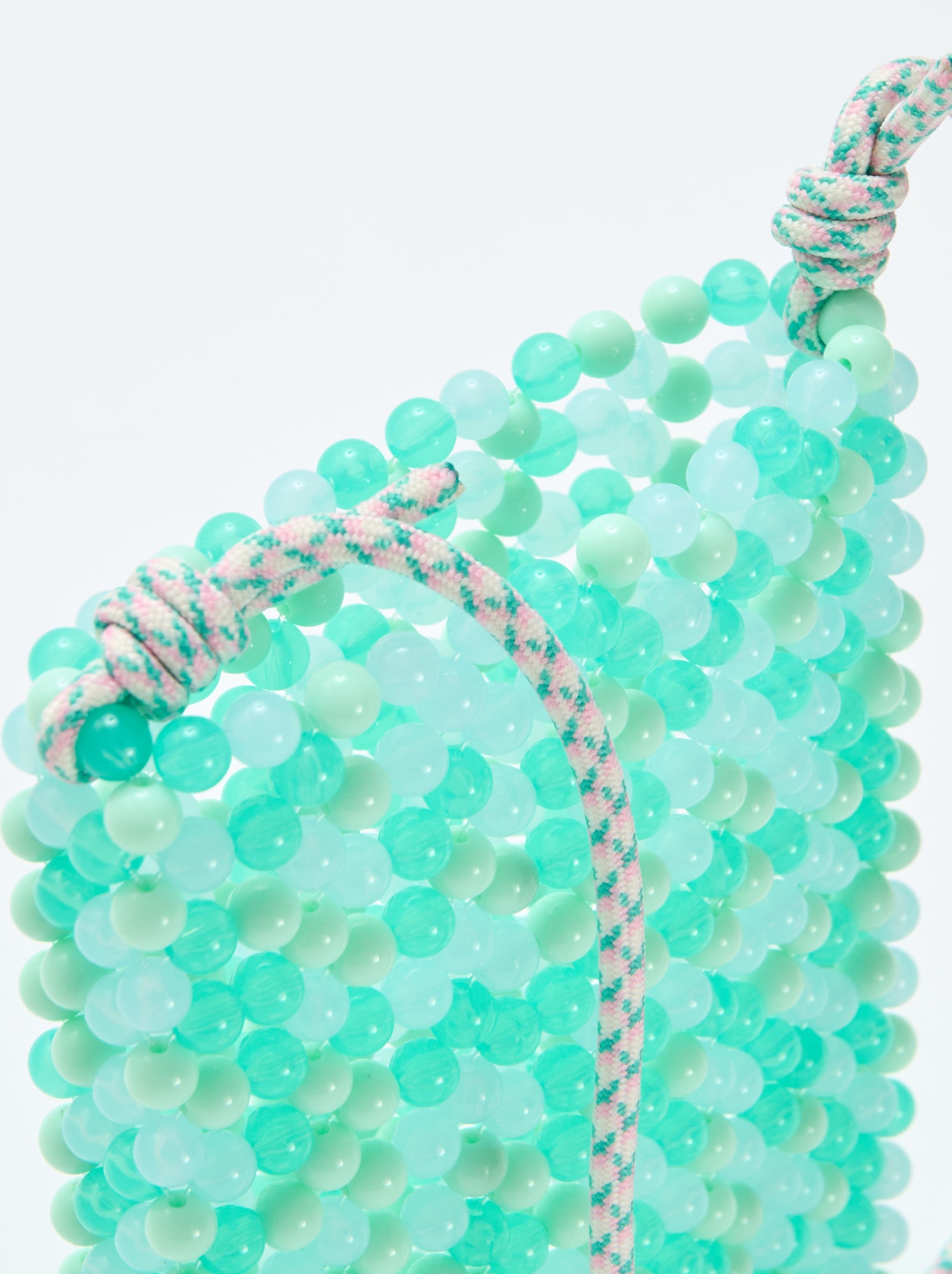 Pochette de téléphone en perles - Vert